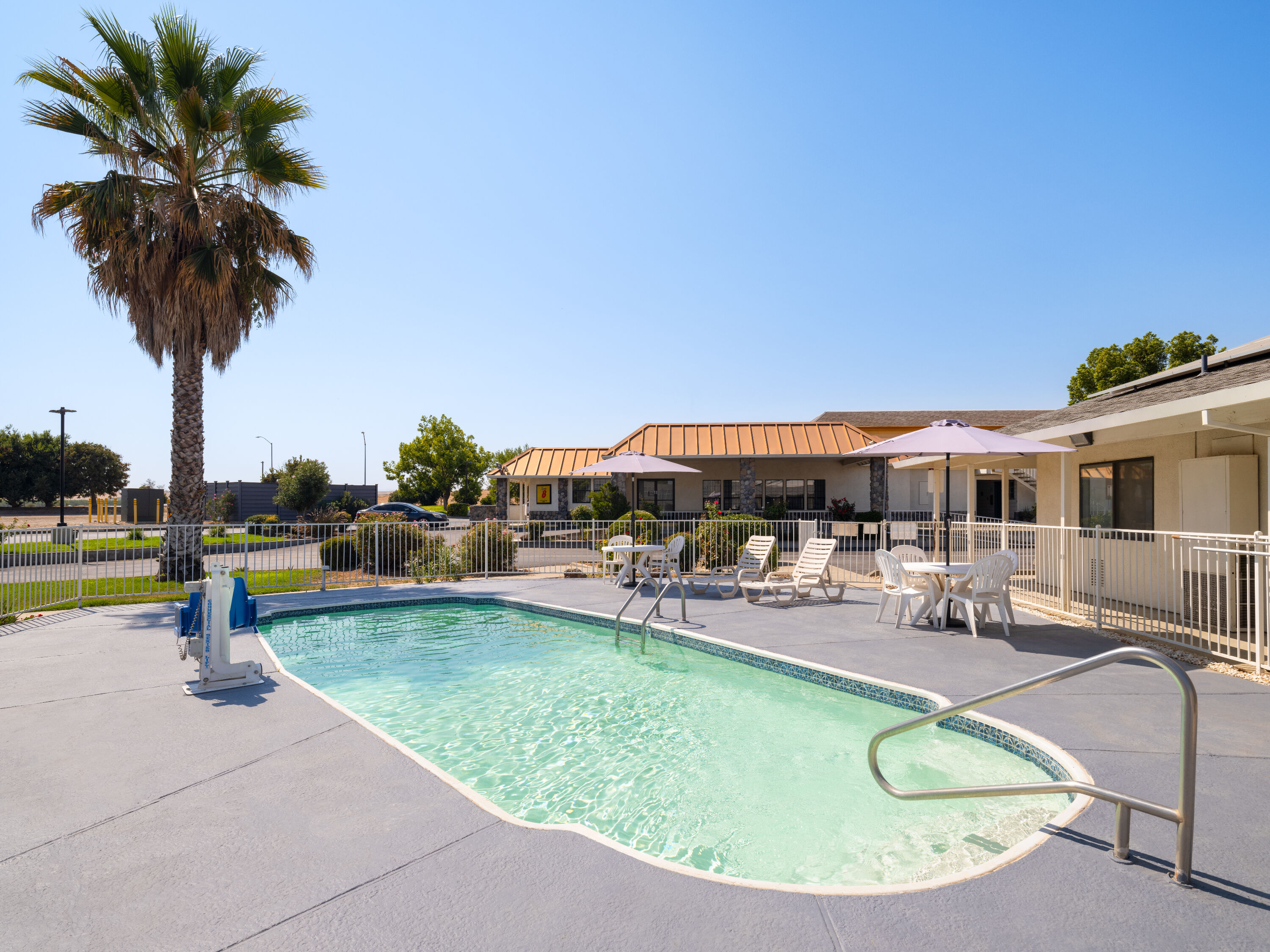 Pool at the Super 8 by Wyndham Dunnigan in Dunnigan, California