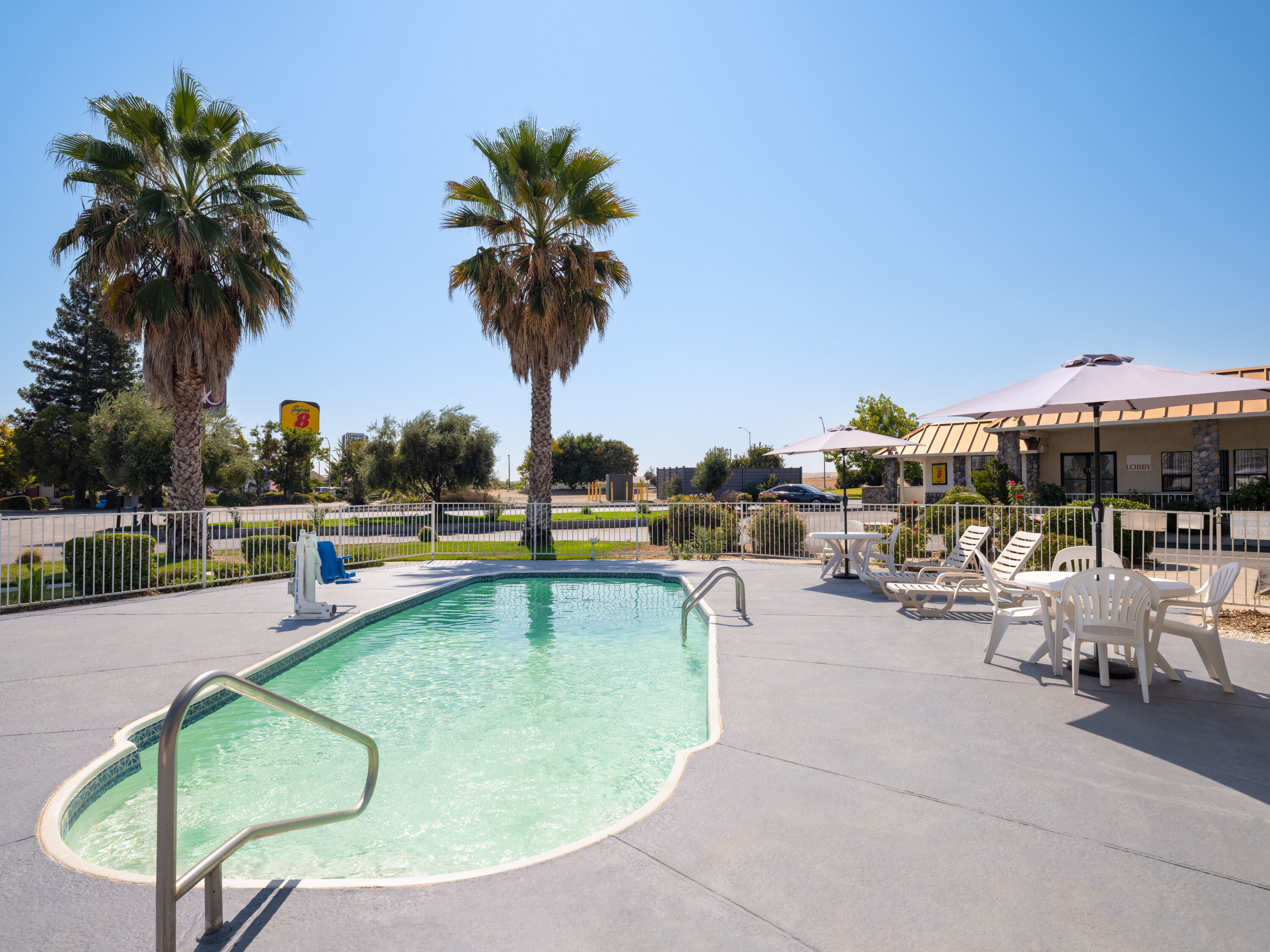 Pool at the Super 8 by Wyndham Dunnigan in Dunnigan, California