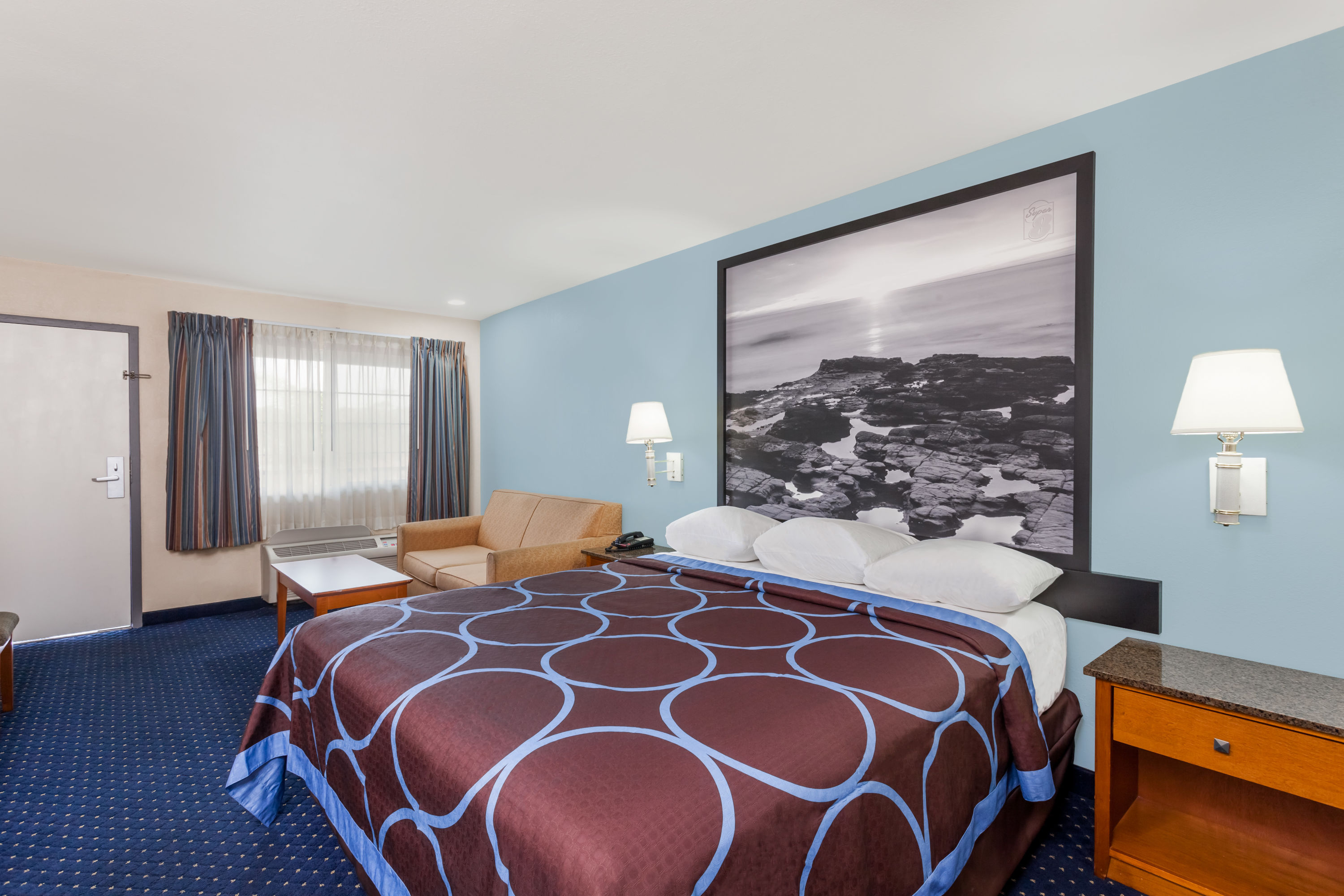 Guest room at the Super 8 by Wyndham El Cajon/San Diego in El Cajon, California