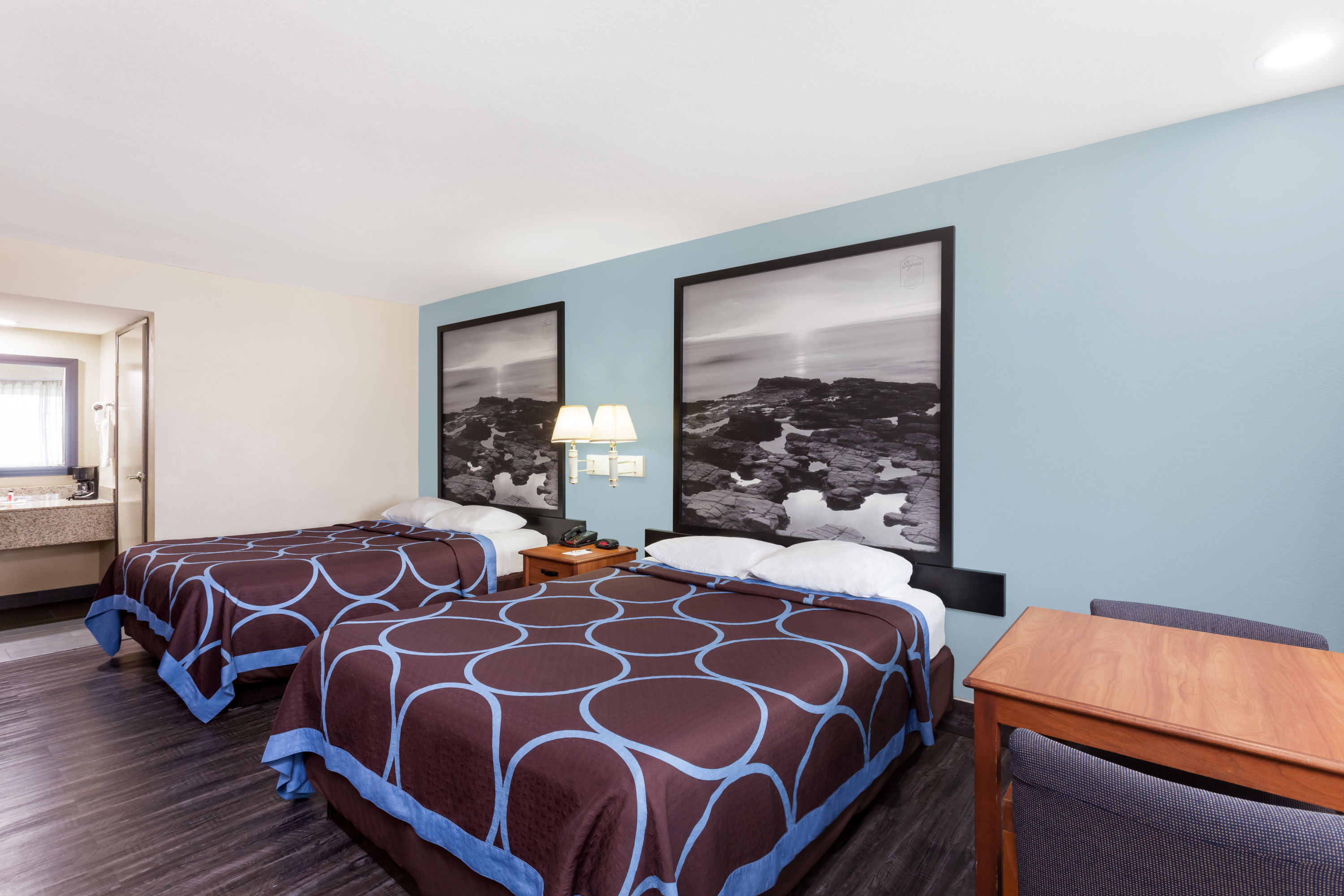 Guest room at the Super 8 by Wyndham El Cajon/San Diego in El Cajon, California