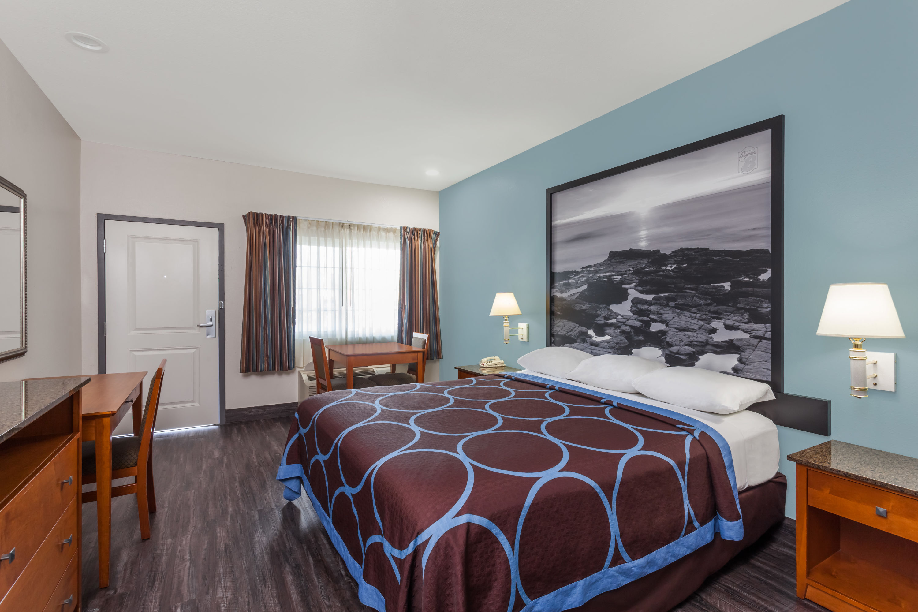 Guest room at the Super 8 by Wyndham El Cajon/San Diego in El Cajon, California