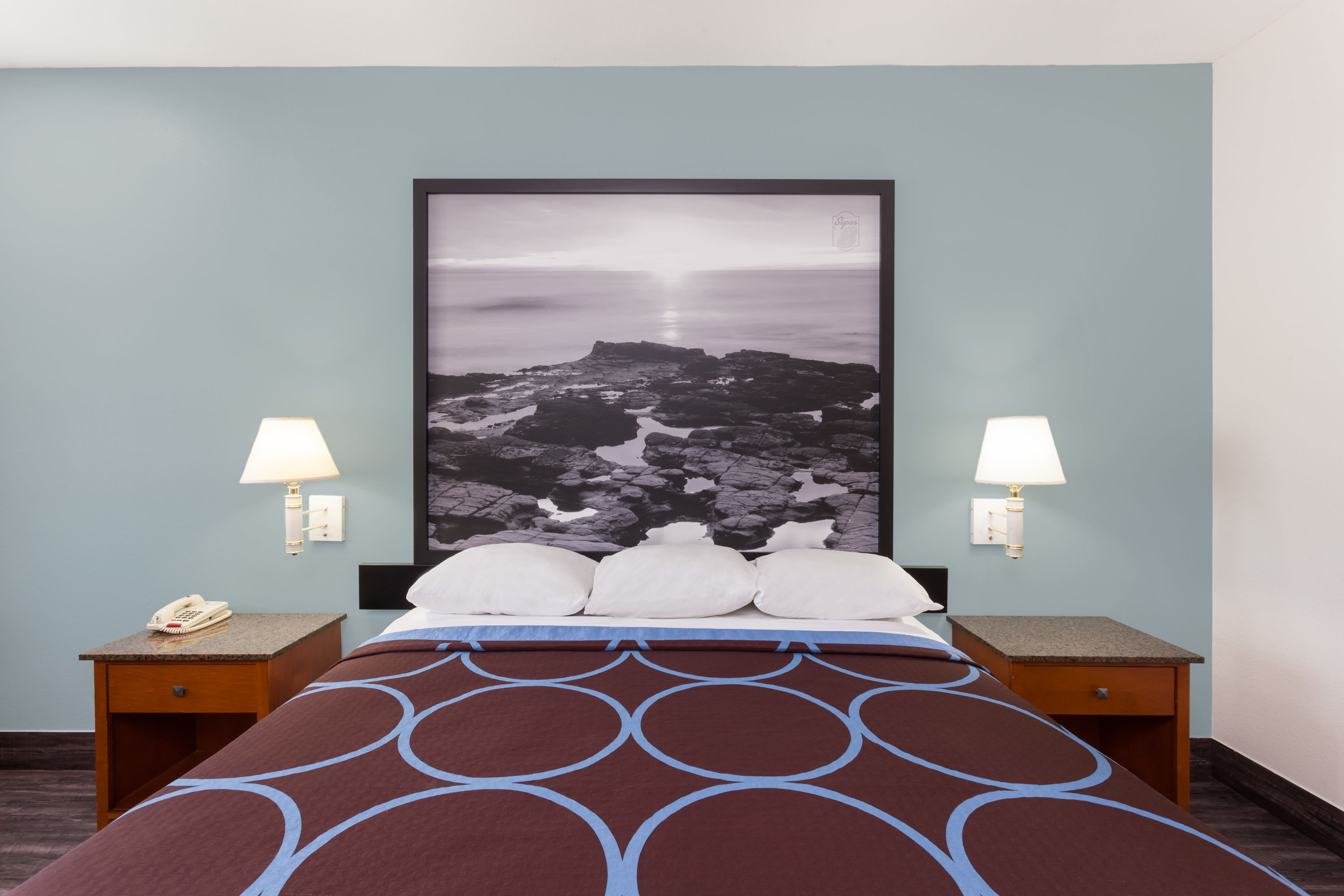 Guest room at the Super 8 by Wyndham El Cajon/San Diego in El Cajon, California