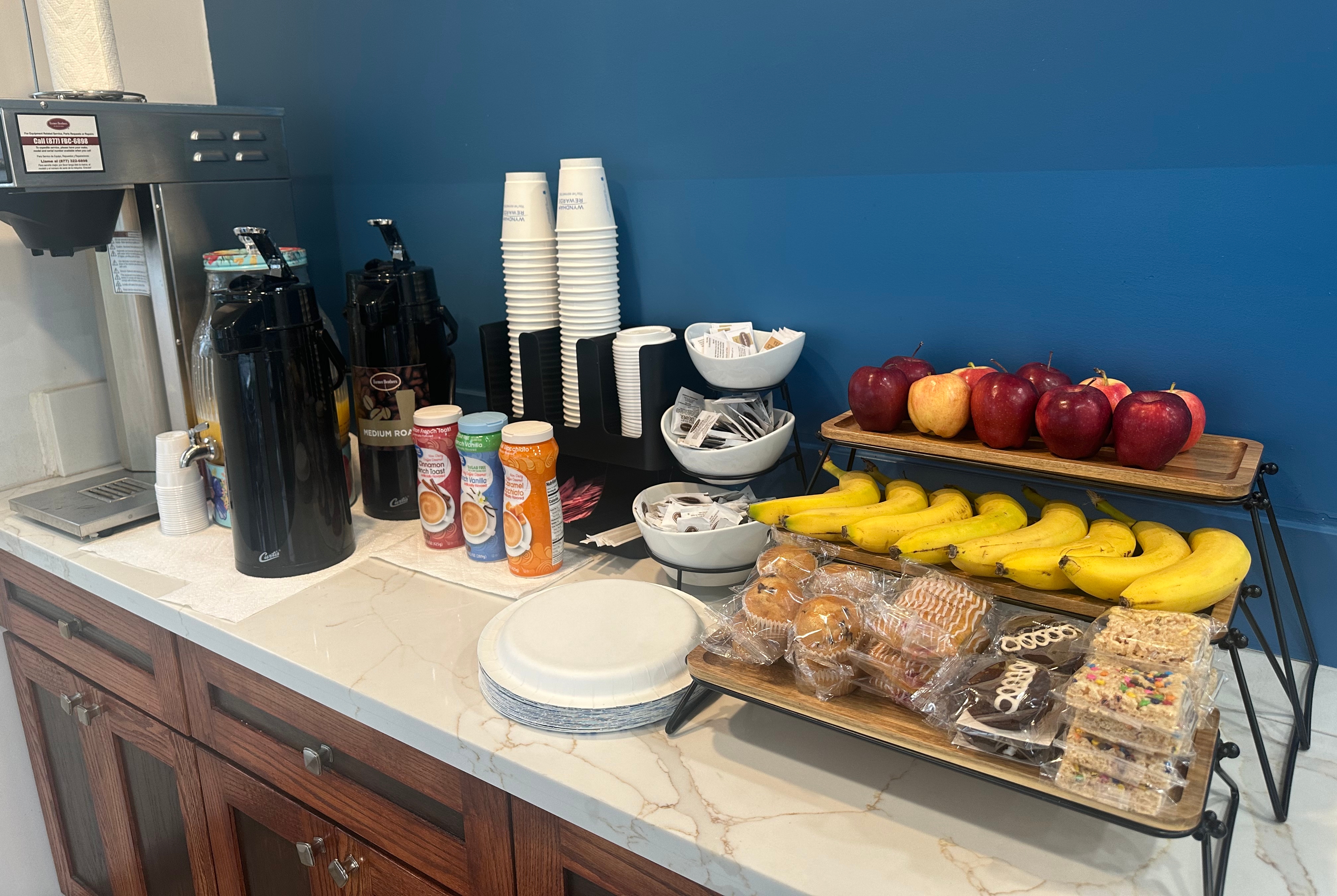 Free breakfast at Super 8 by Wyndham Oceanside Downtown in Oceanside, California