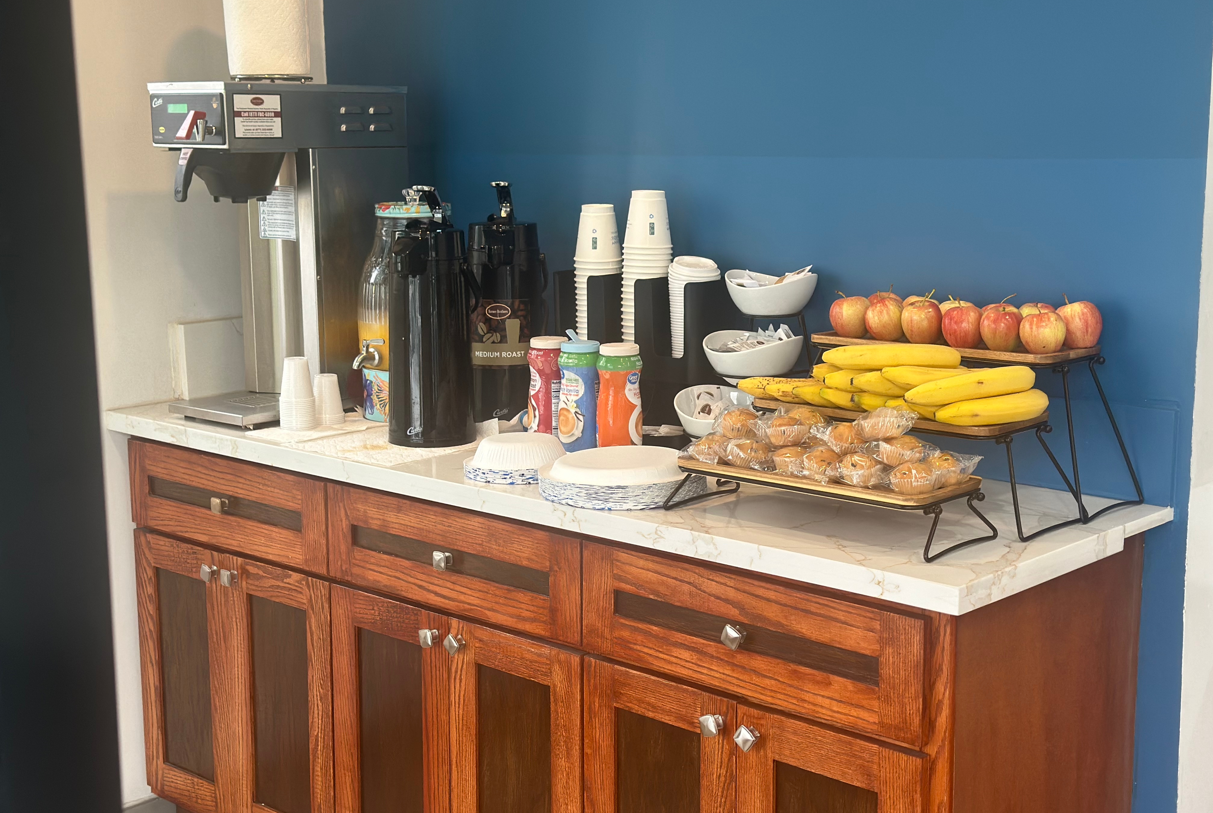 Free breakfast at Super 8 by Wyndham Oceanside Downtown in Oceanside, California