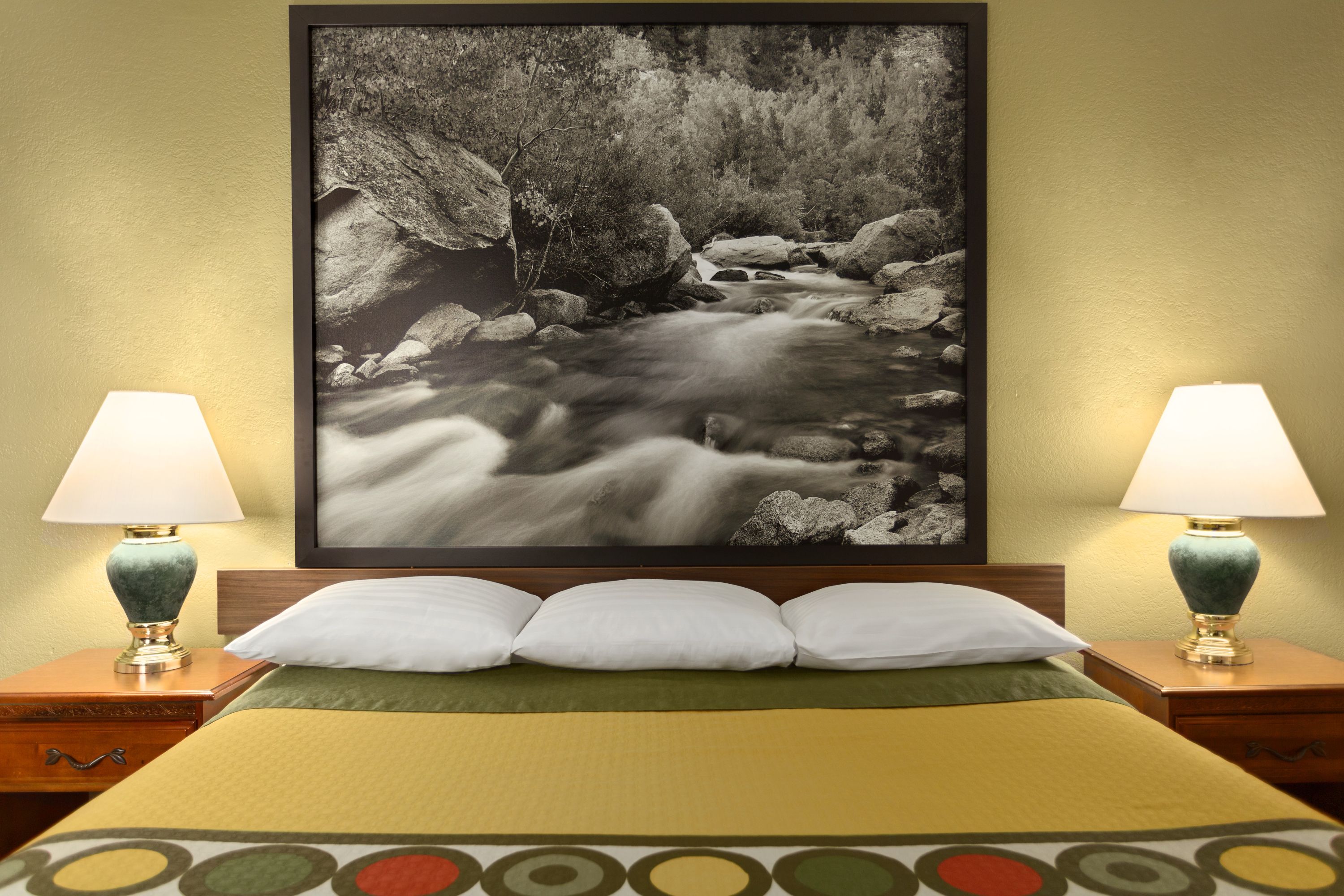 Guest room at the Super 8 by Wyndham Ridgecrest in Ridgecrest, California