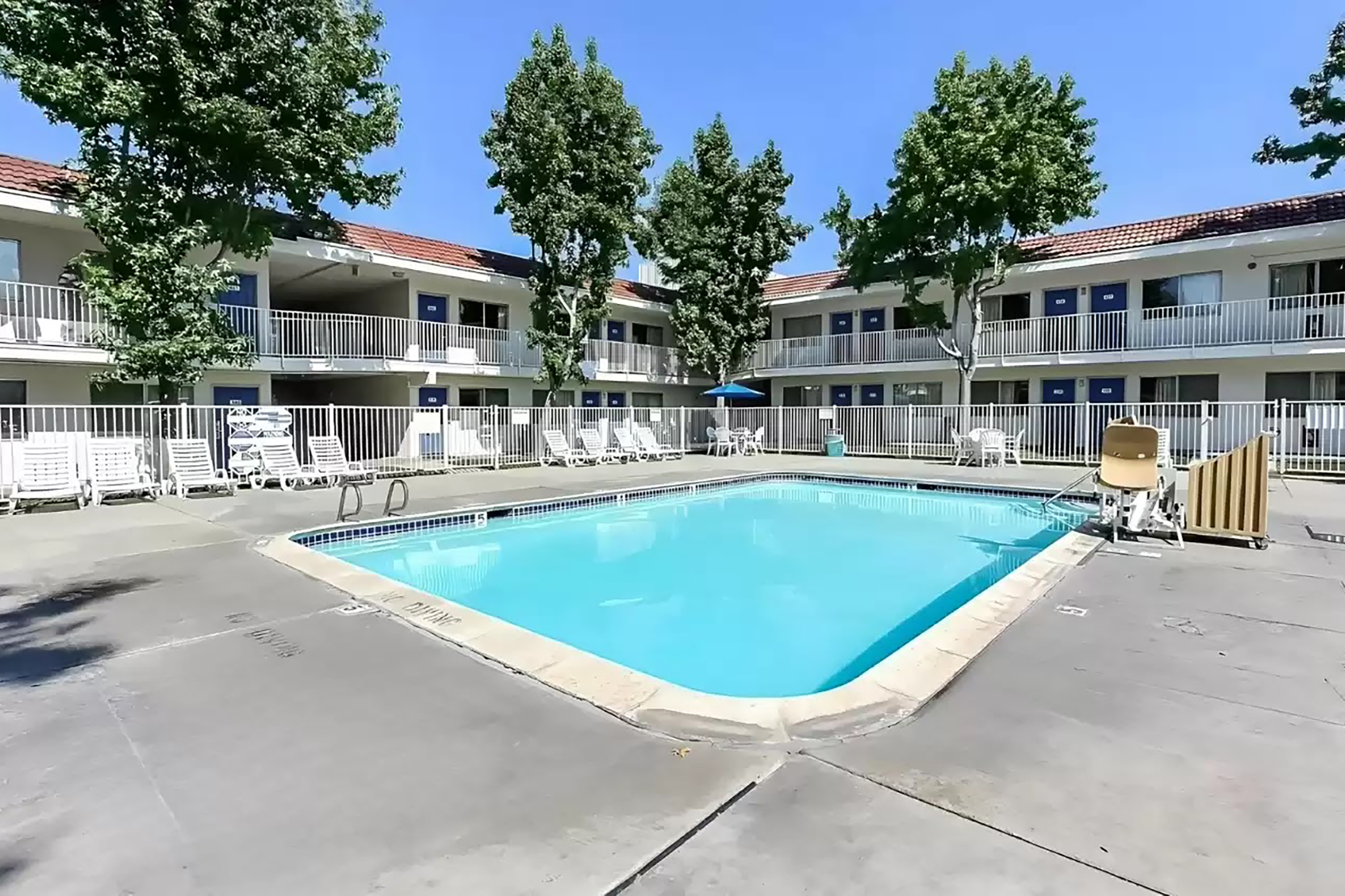 Pool at the Super 8 by Wyndham San Jose in San Jose, California
