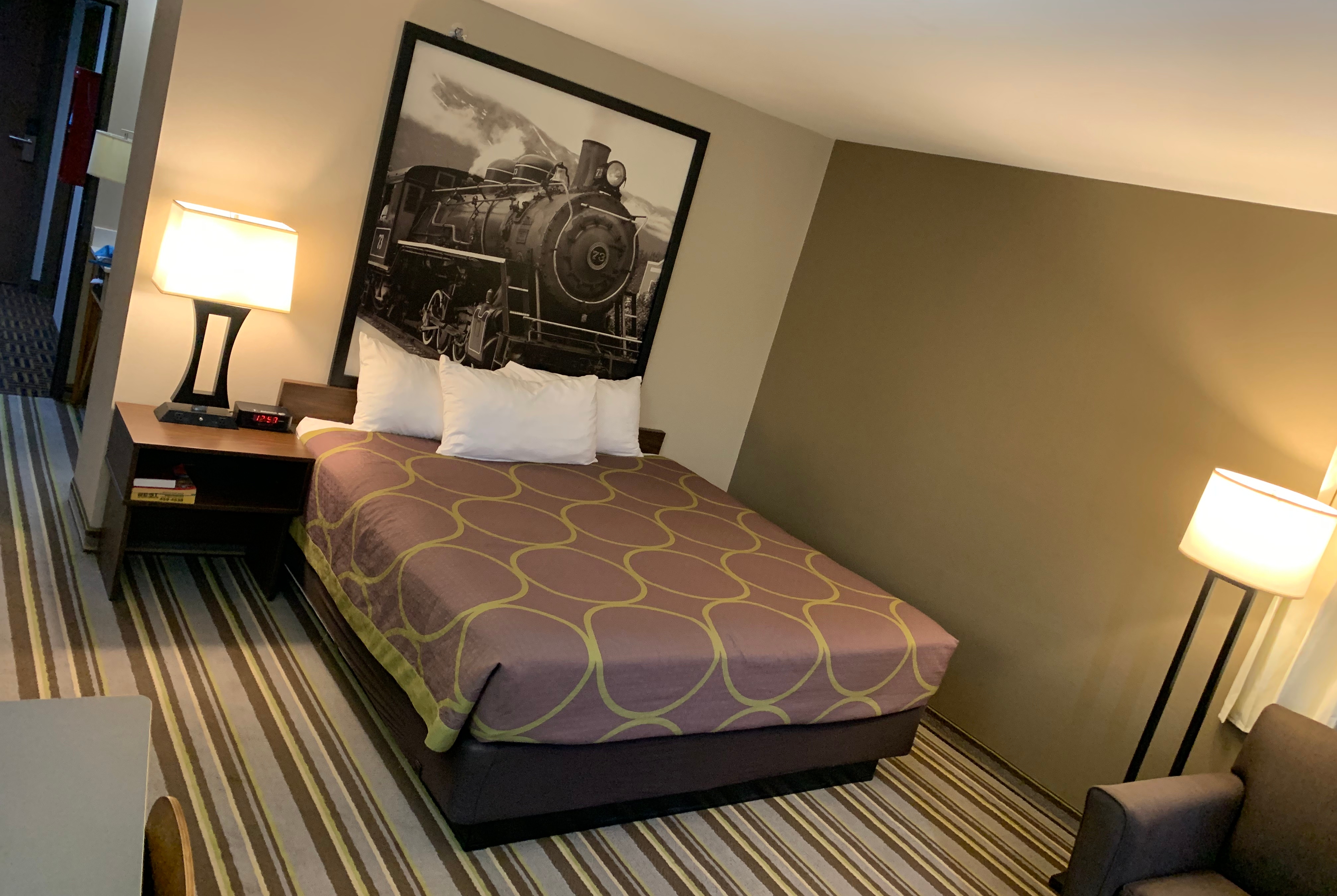 Guest room at the Super 8 by Wyndham Durango in Durango, Colorado