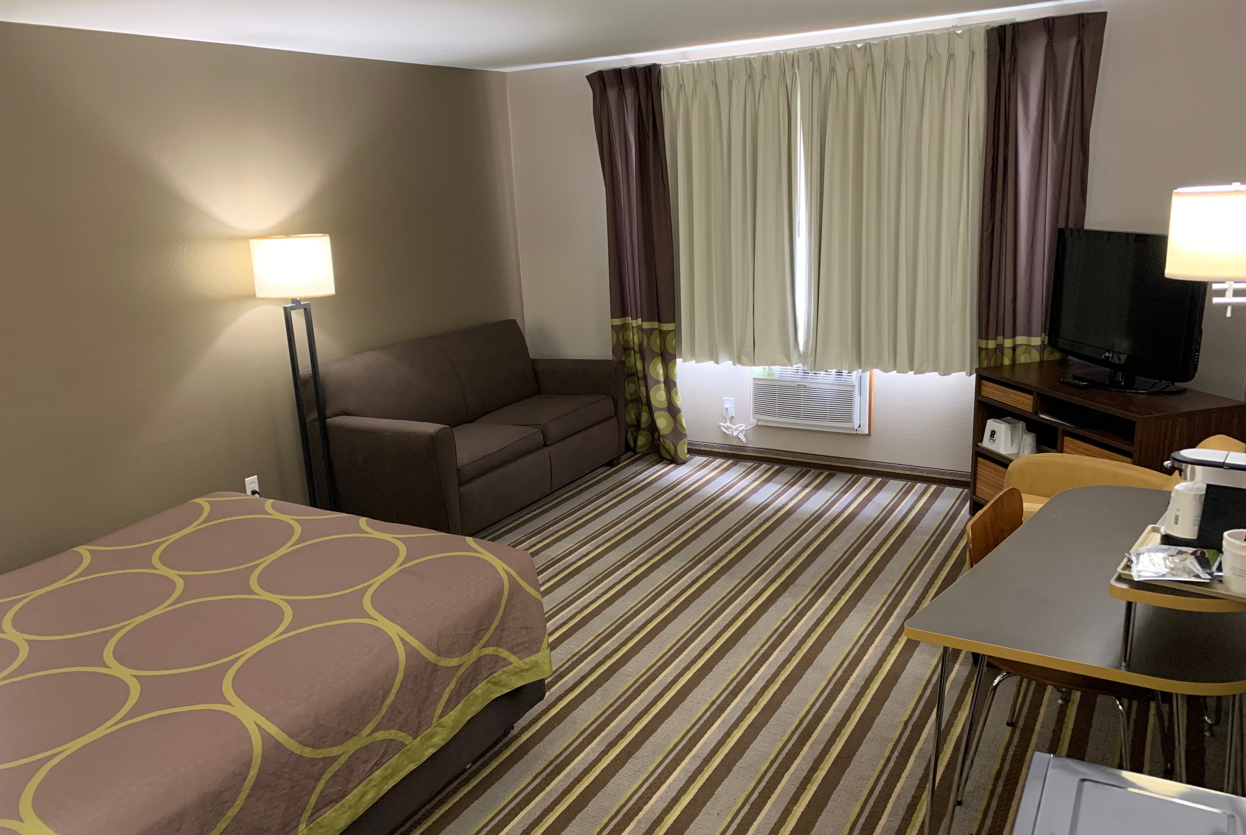 Guest room at the Super 8 by Wyndham Durango in Durango, Colorado