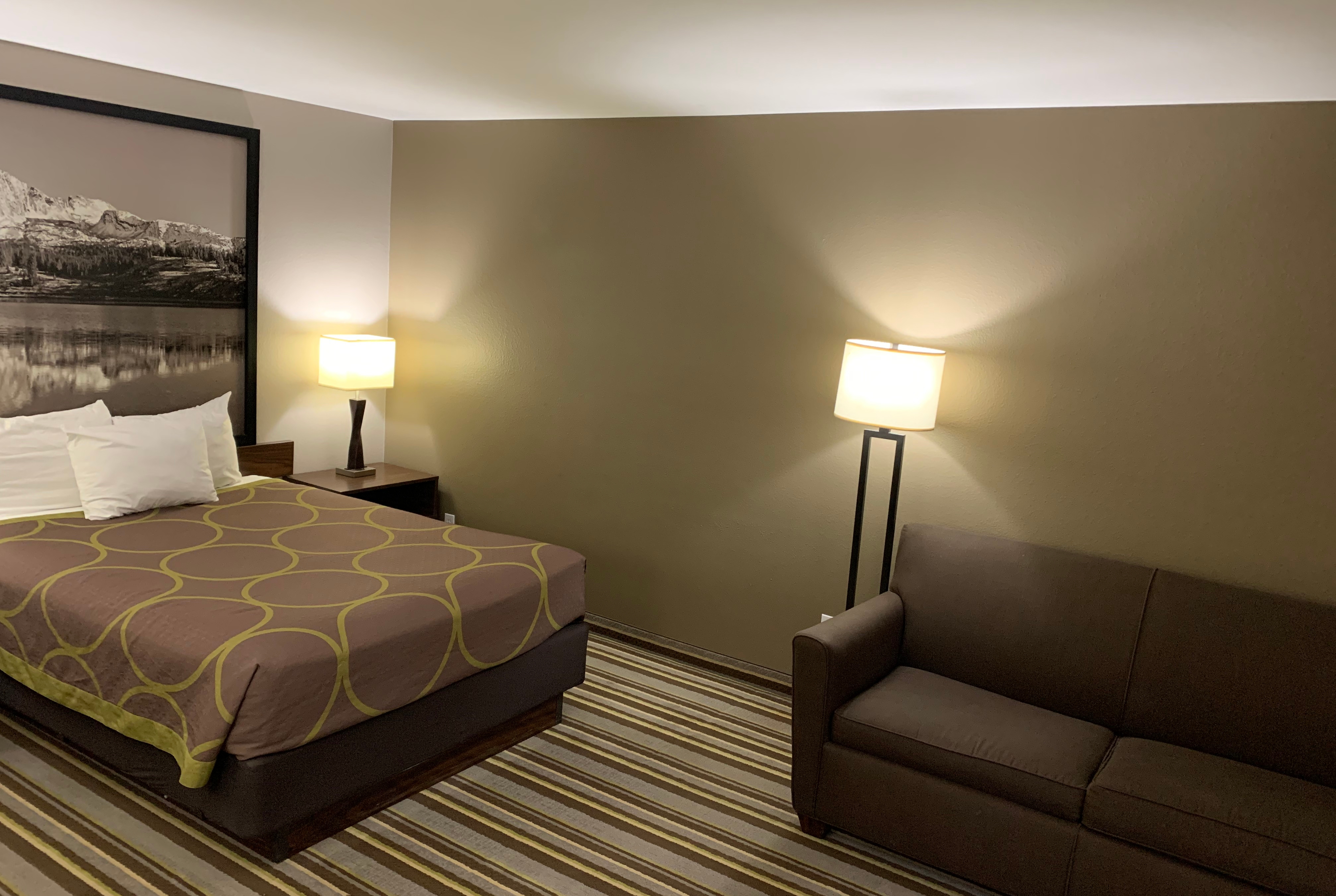 Guest room at the Super 8 by Wyndham Durango in Durango, Colorado