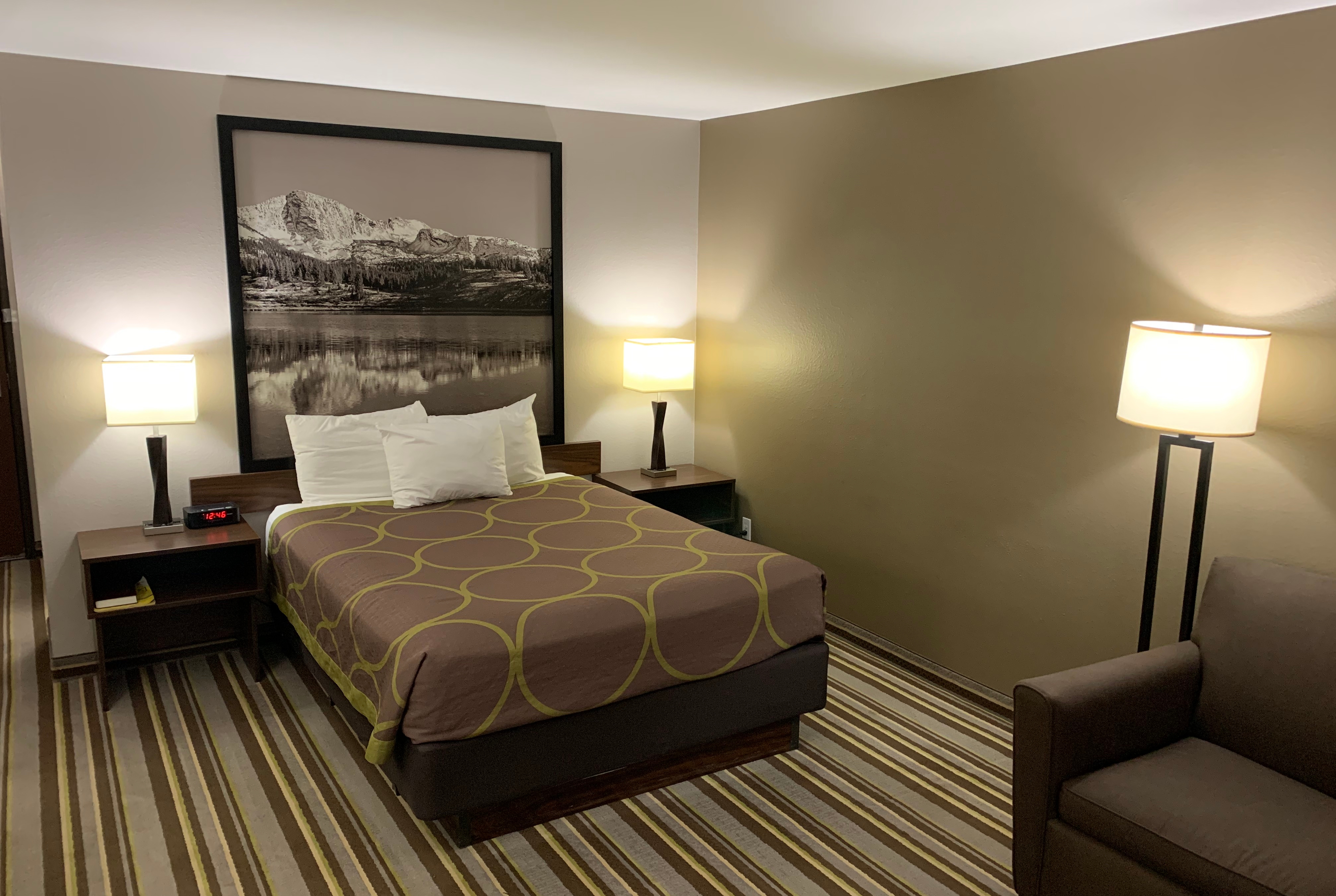 Guest room at the Super 8 by Wyndham Durango in Durango, Colorado