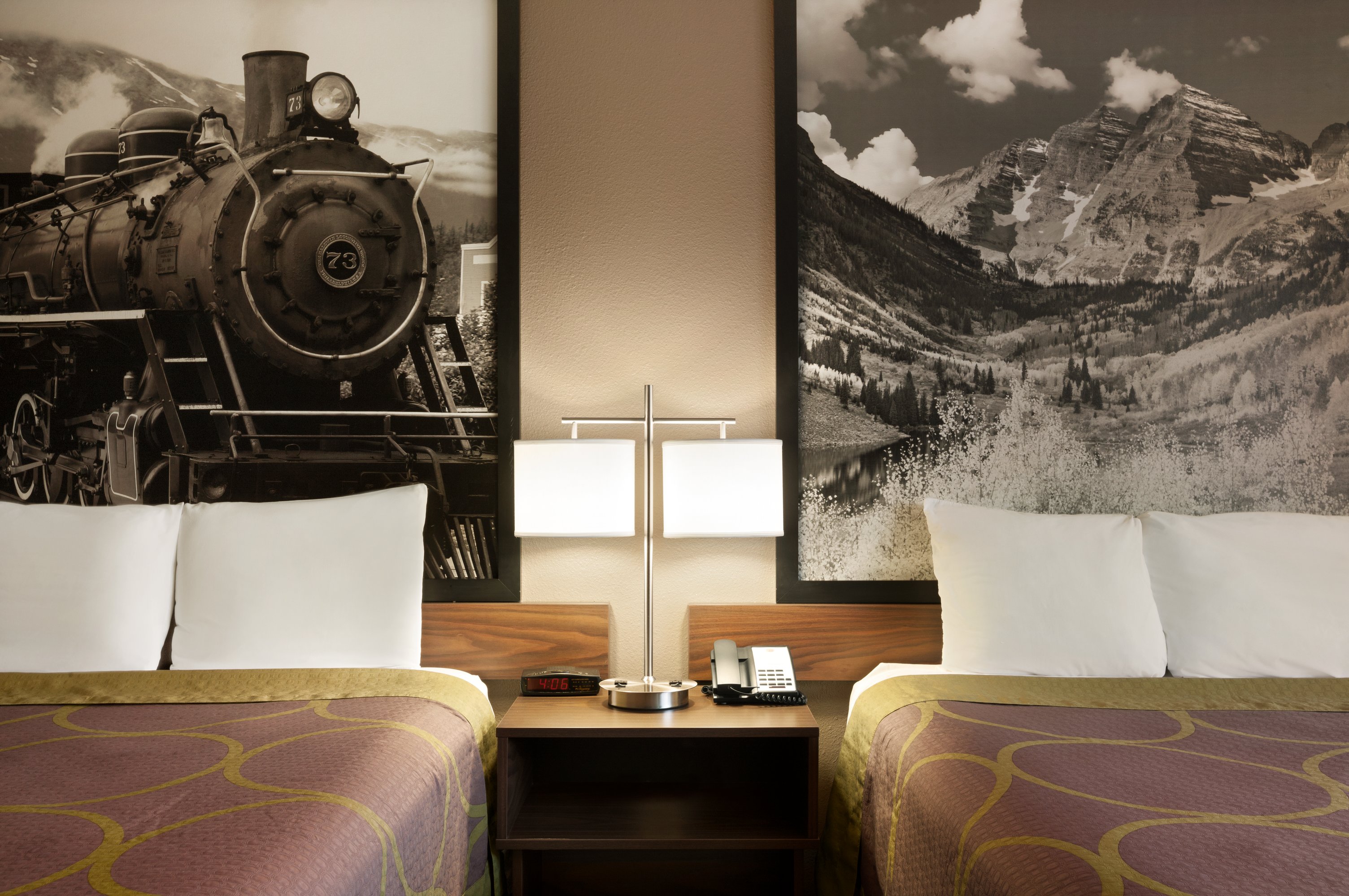 Guest room at the Super 8 by Wyndham Durango in Durango, Colorado