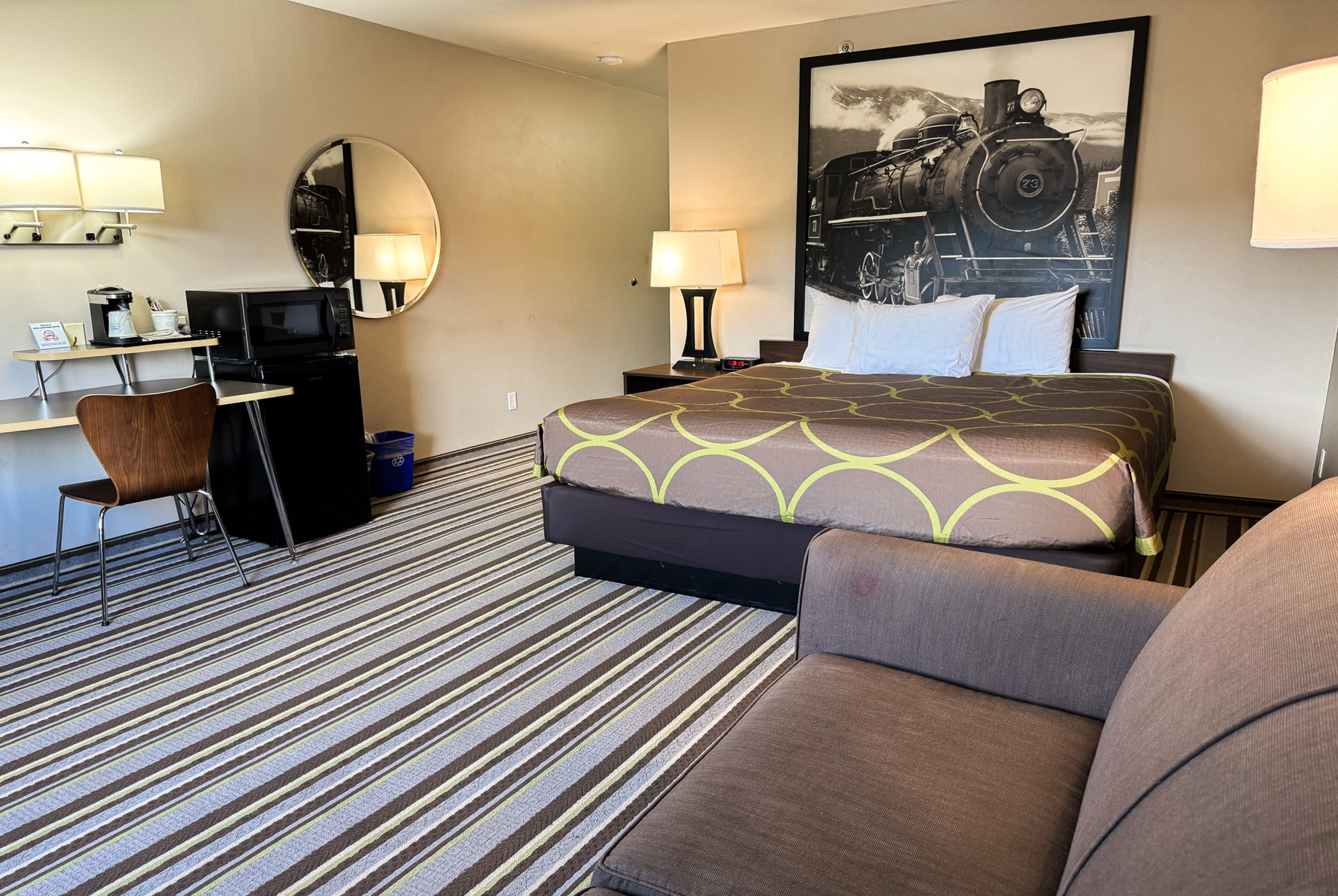 Guest room at the Super 8 by Wyndham Durango in Durango, Colorado
