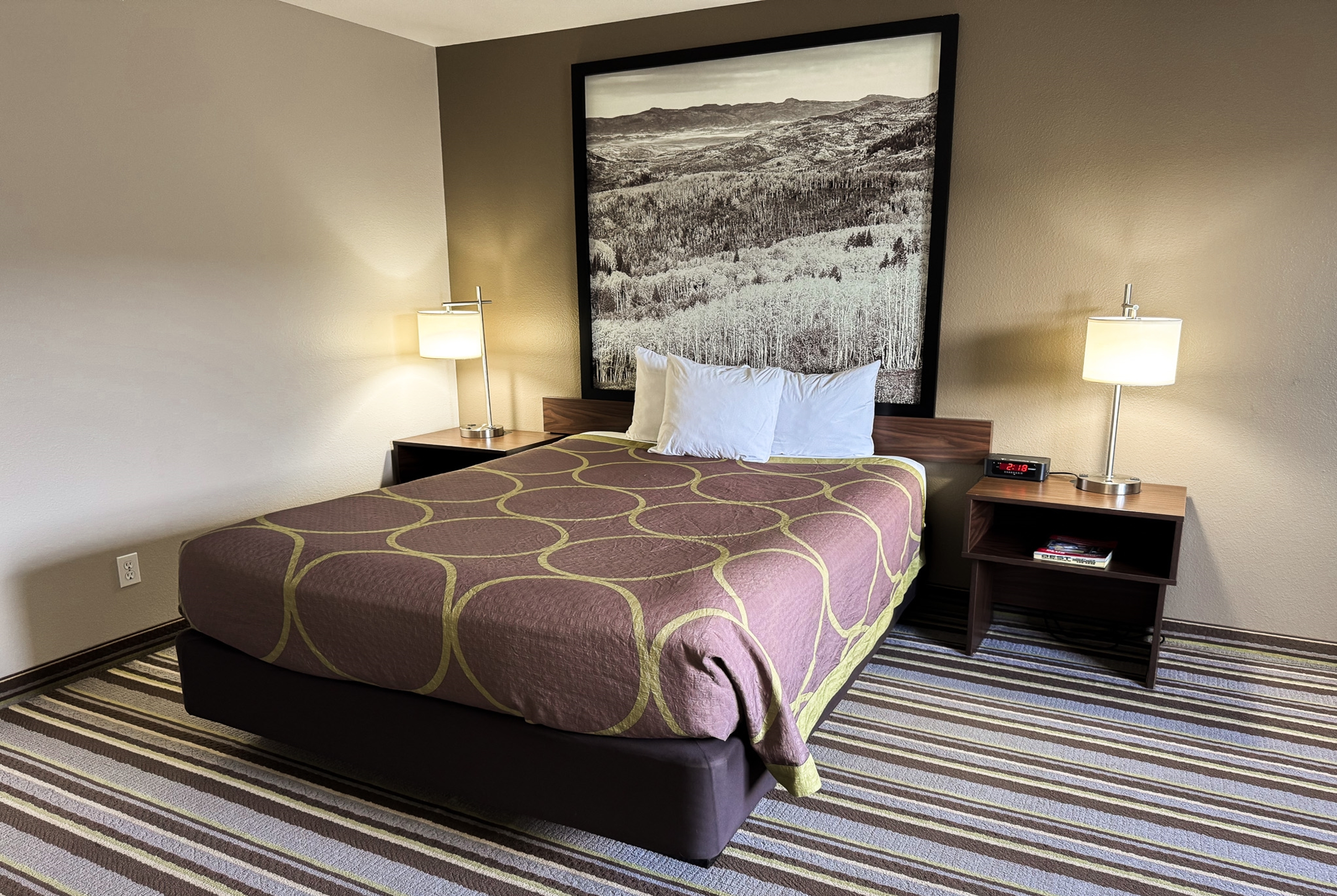 Guest room at the Super 8 by Wyndham Durango in Durango, Colorado