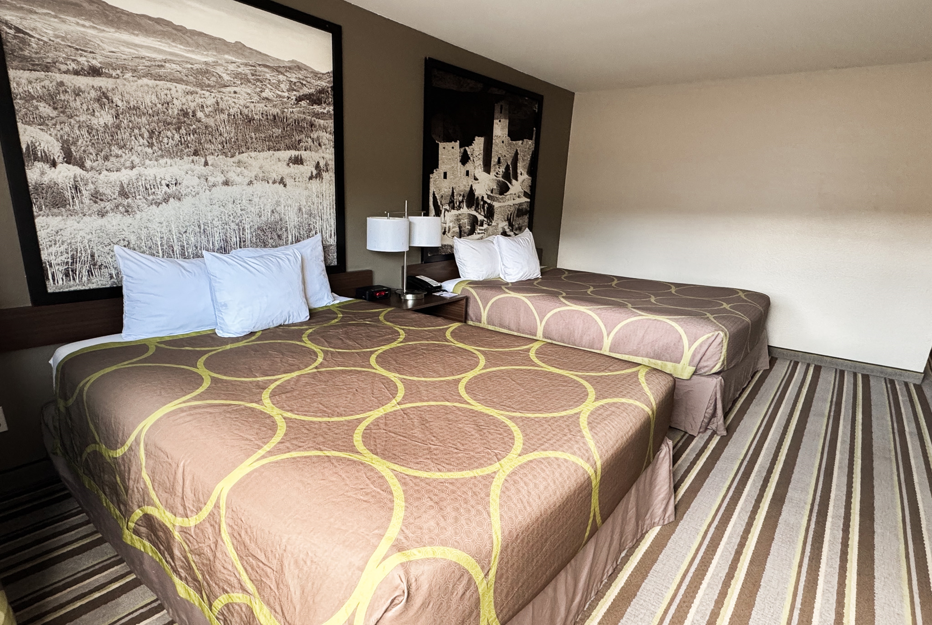 Guest room at the Super 8 by Wyndham Durango in Durango, Colorado