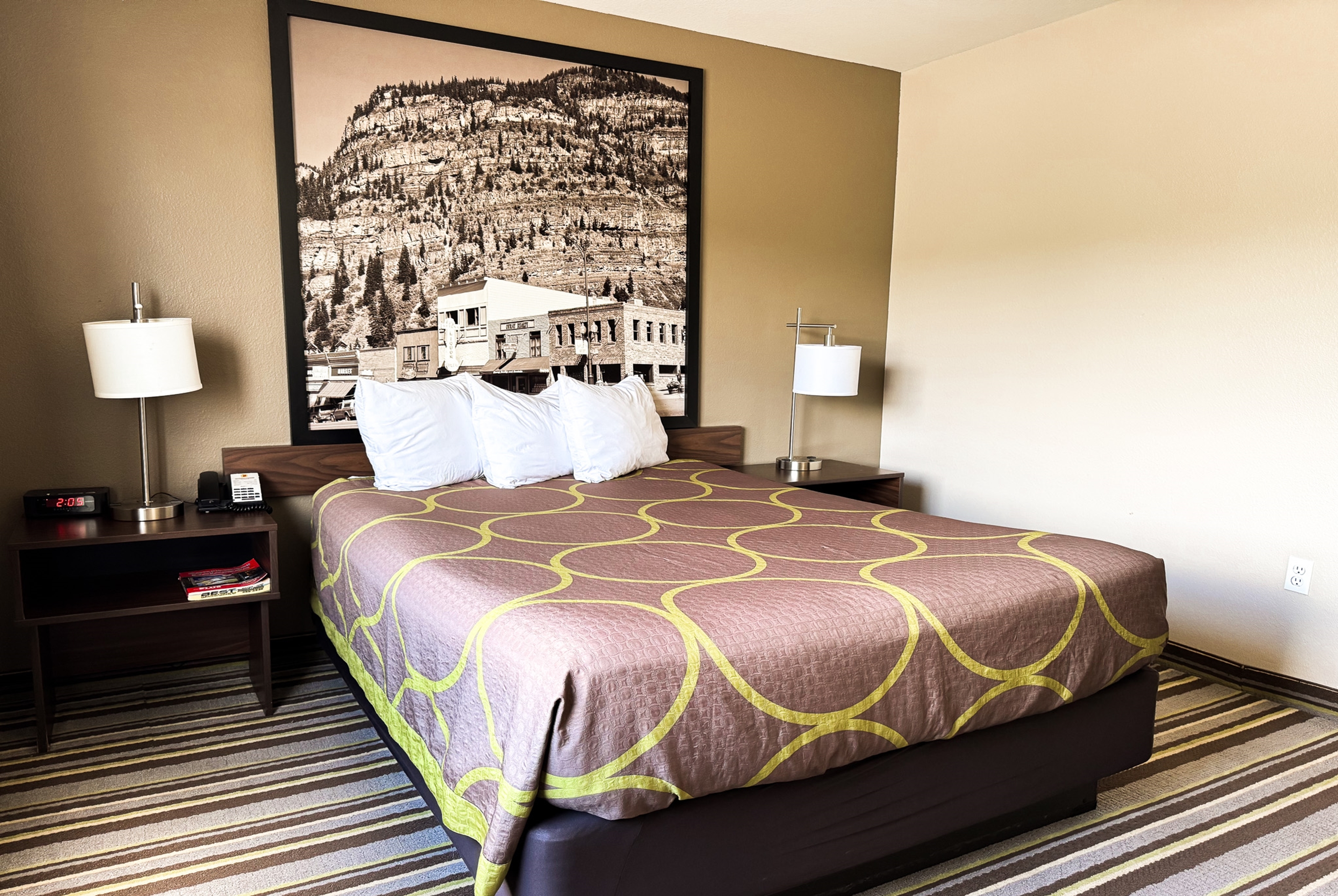 Guest room at the Super 8 by Wyndham Durango in Durango, Colorado