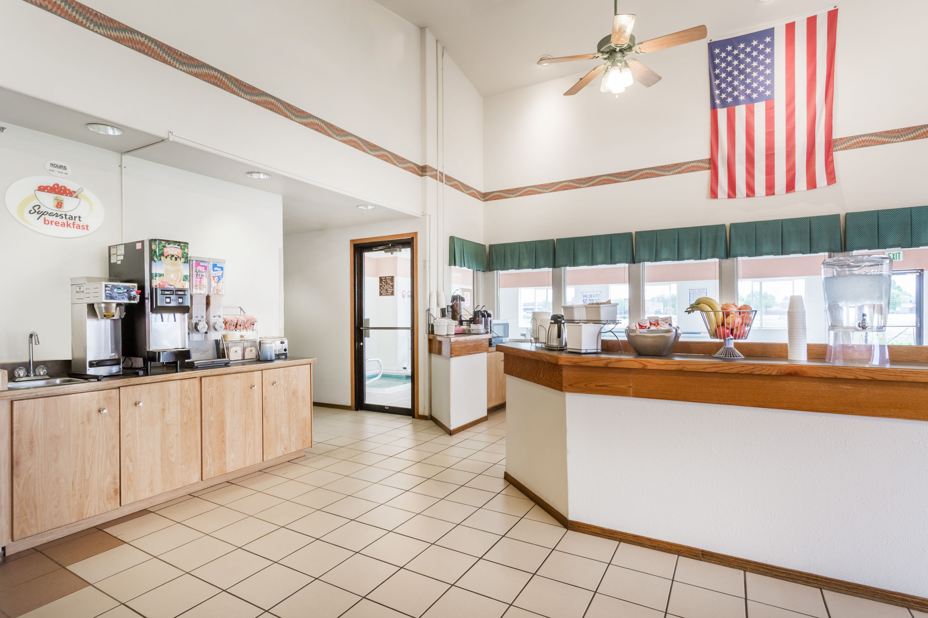 Free breakfast at Super 8 by Wyndham Fruita in Fruita, Colorado