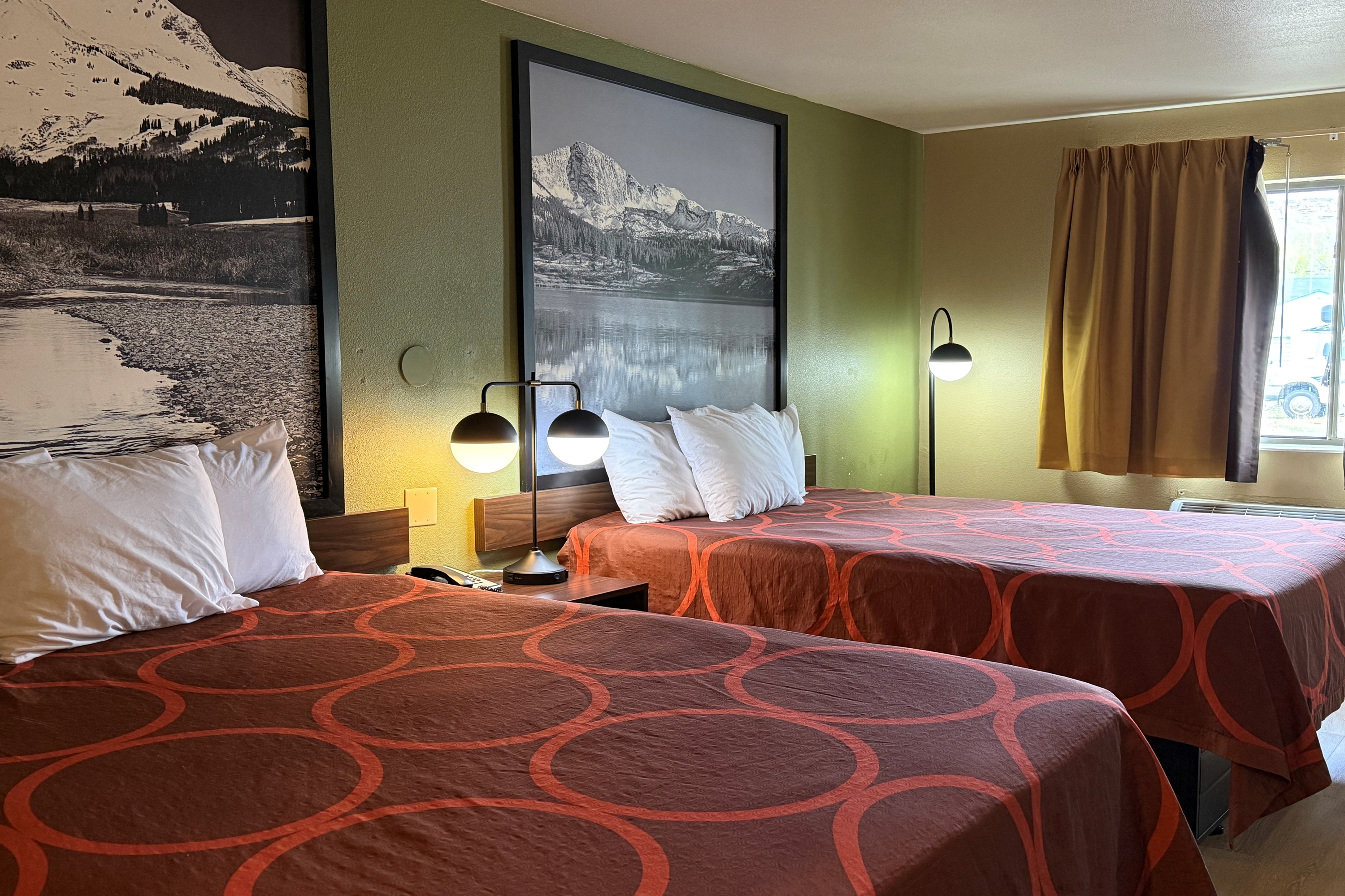 Guest room at the Super 8 by Wyndham Kremmling in Kremmling, Colorado