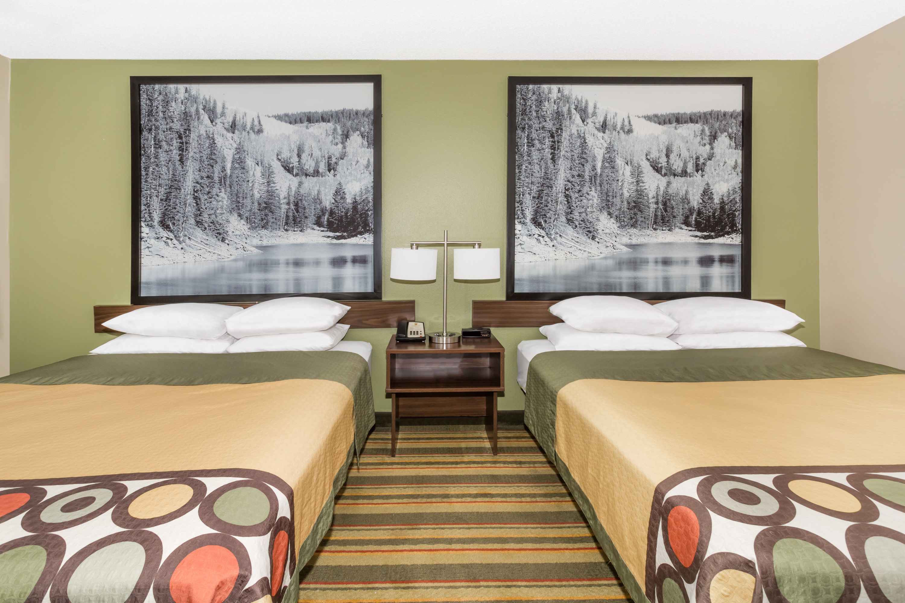 Guest room at the Super 8 by Wyndham Montrose in Montrose, Colorado