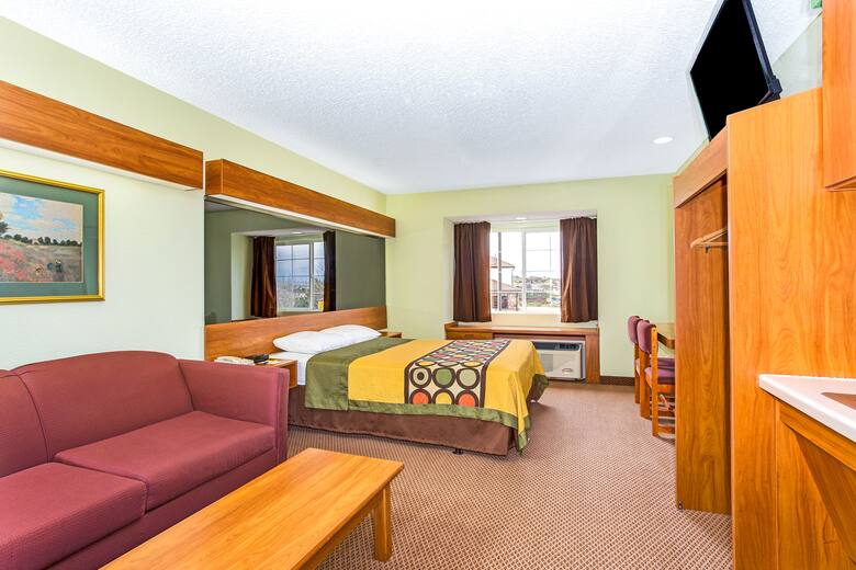 Guest room at the Super 8 Parker/SE Denver Area in Parker, Colorado