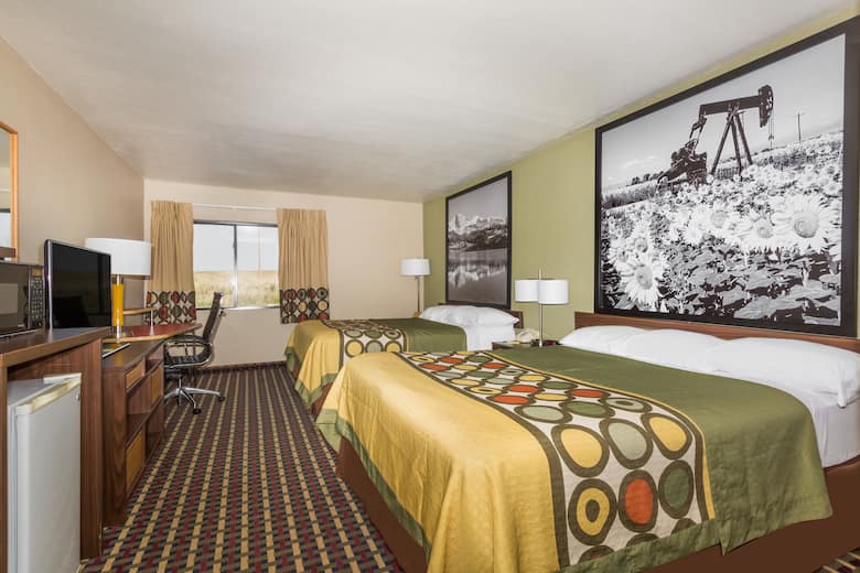 Guest room at the Super 8 Sterling CO in Sterling, Colorado