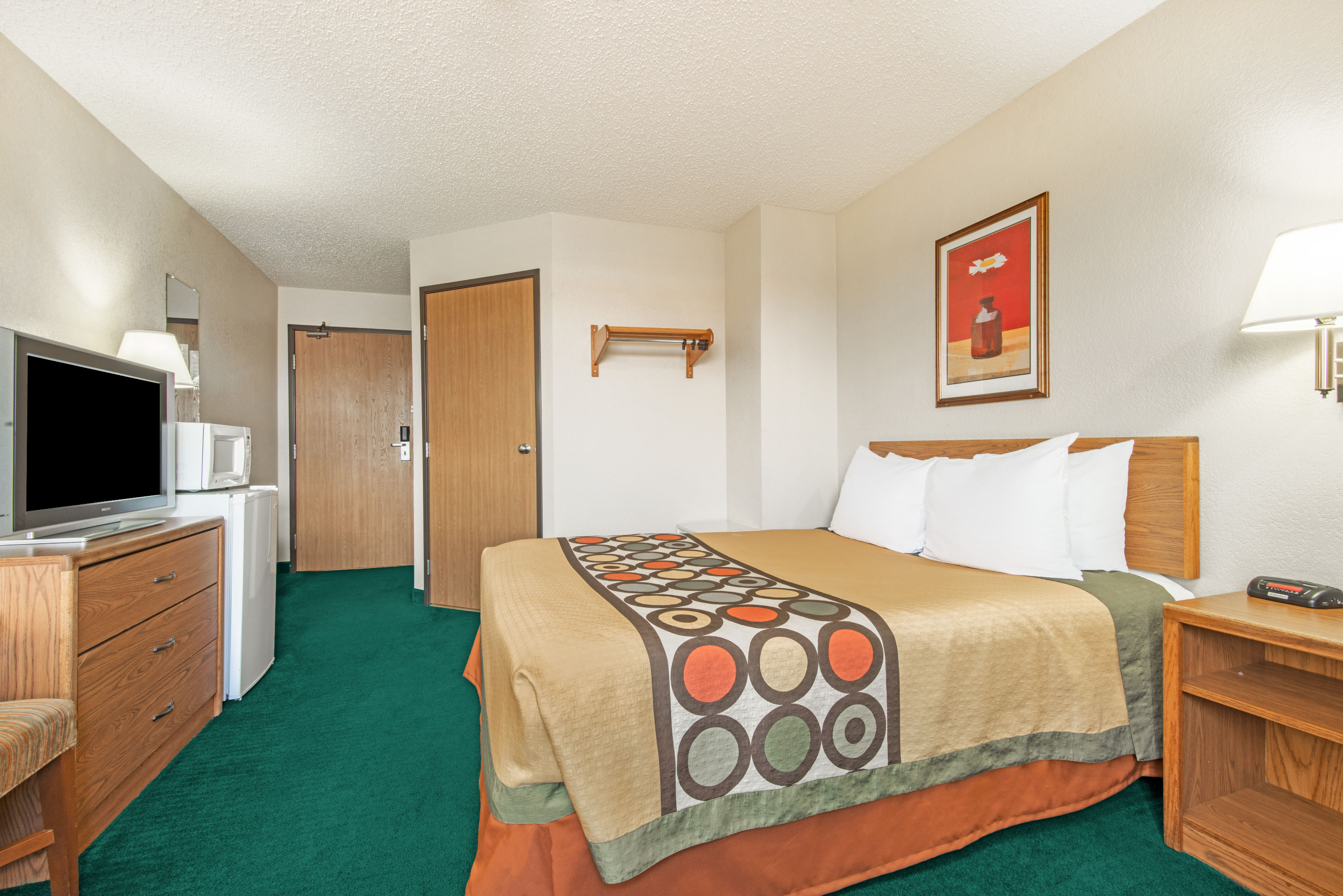 Guest room at the Super 8 by Wyndham Trinidad in Trinidad, Colorado