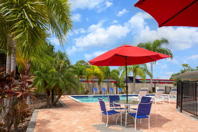 Pool at the Super 8 Bradenton Sarasota Area in Bradenton, Florida