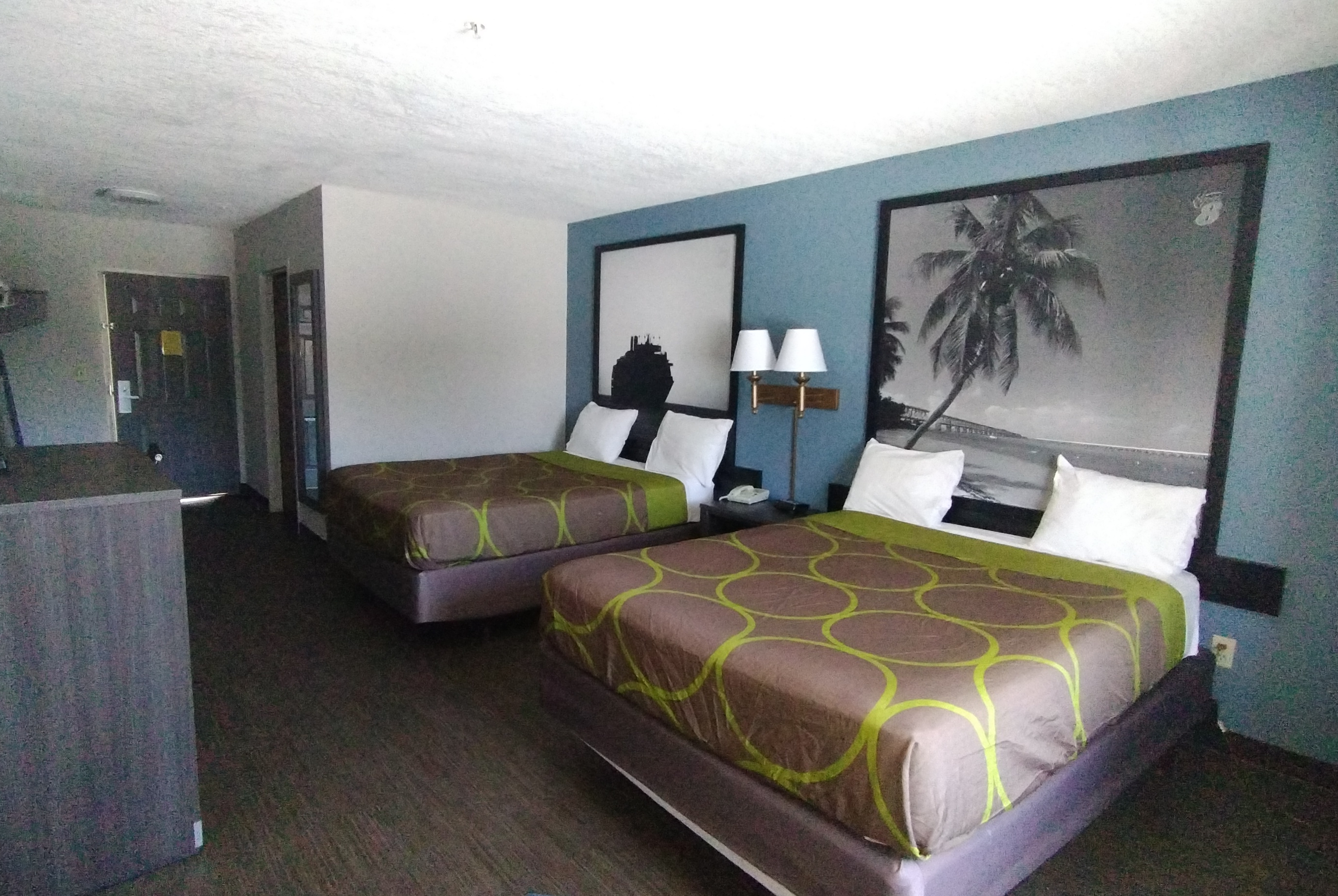 Guest room at the Super 8 by Wyndham Dania/Fort Lauderdale Arpt in Dania, Florida