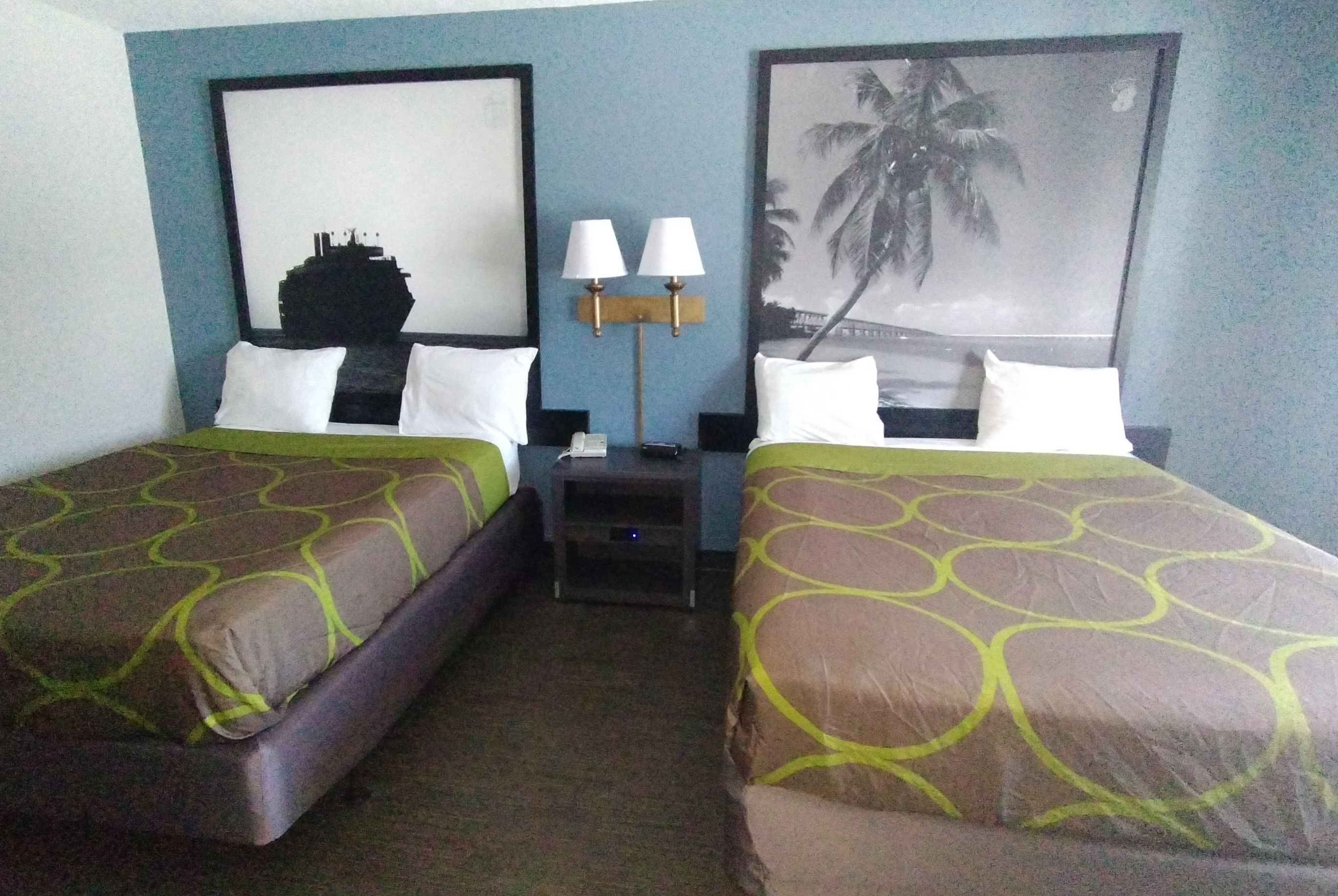Guest room at the Super 8 by Wyndham Dania/Fort Lauderdale Arpt in Dania, Florida