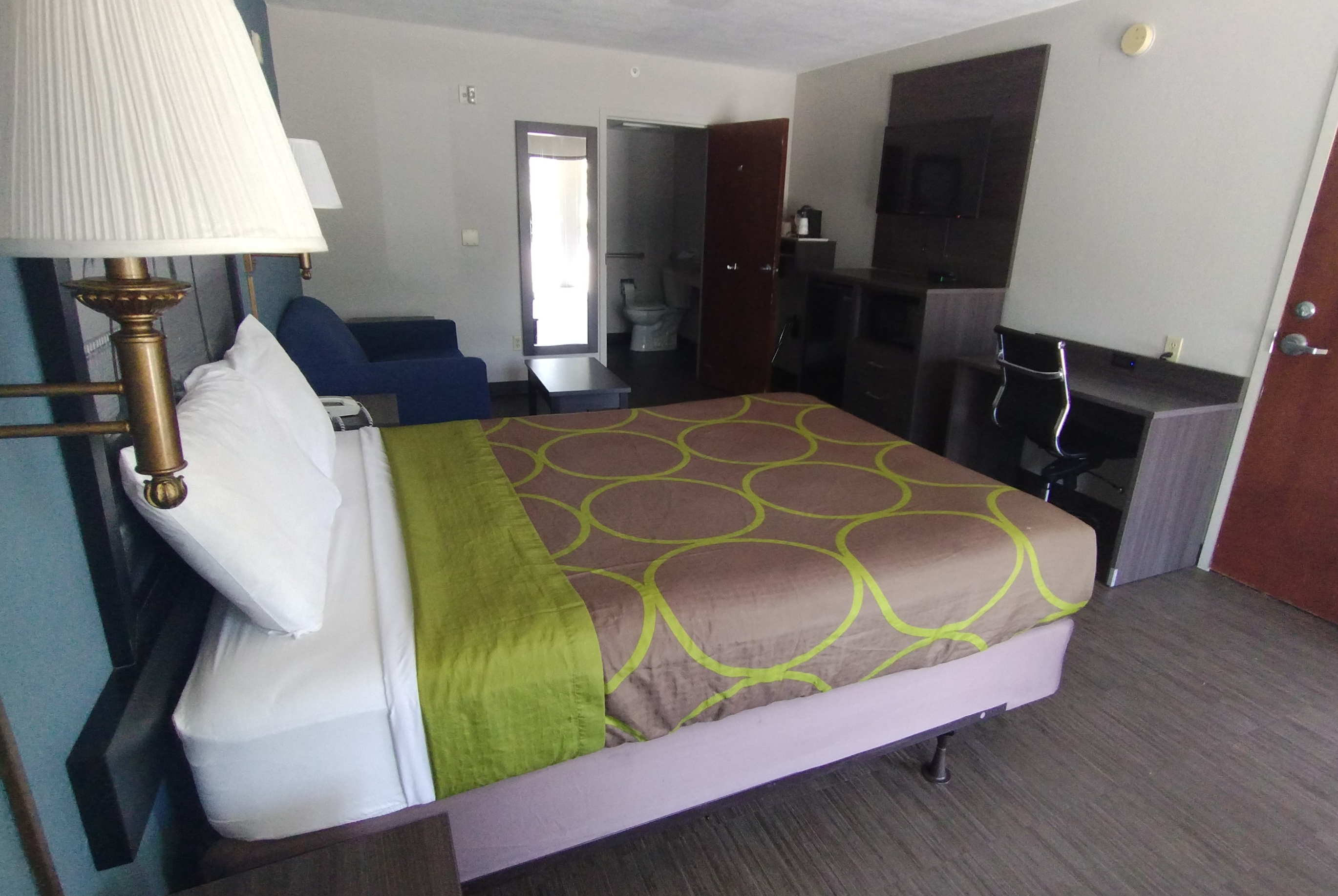 Guest room at the Super 8 by Wyndham Dania/Fort Lauderdale Arpt in Dania, Florida