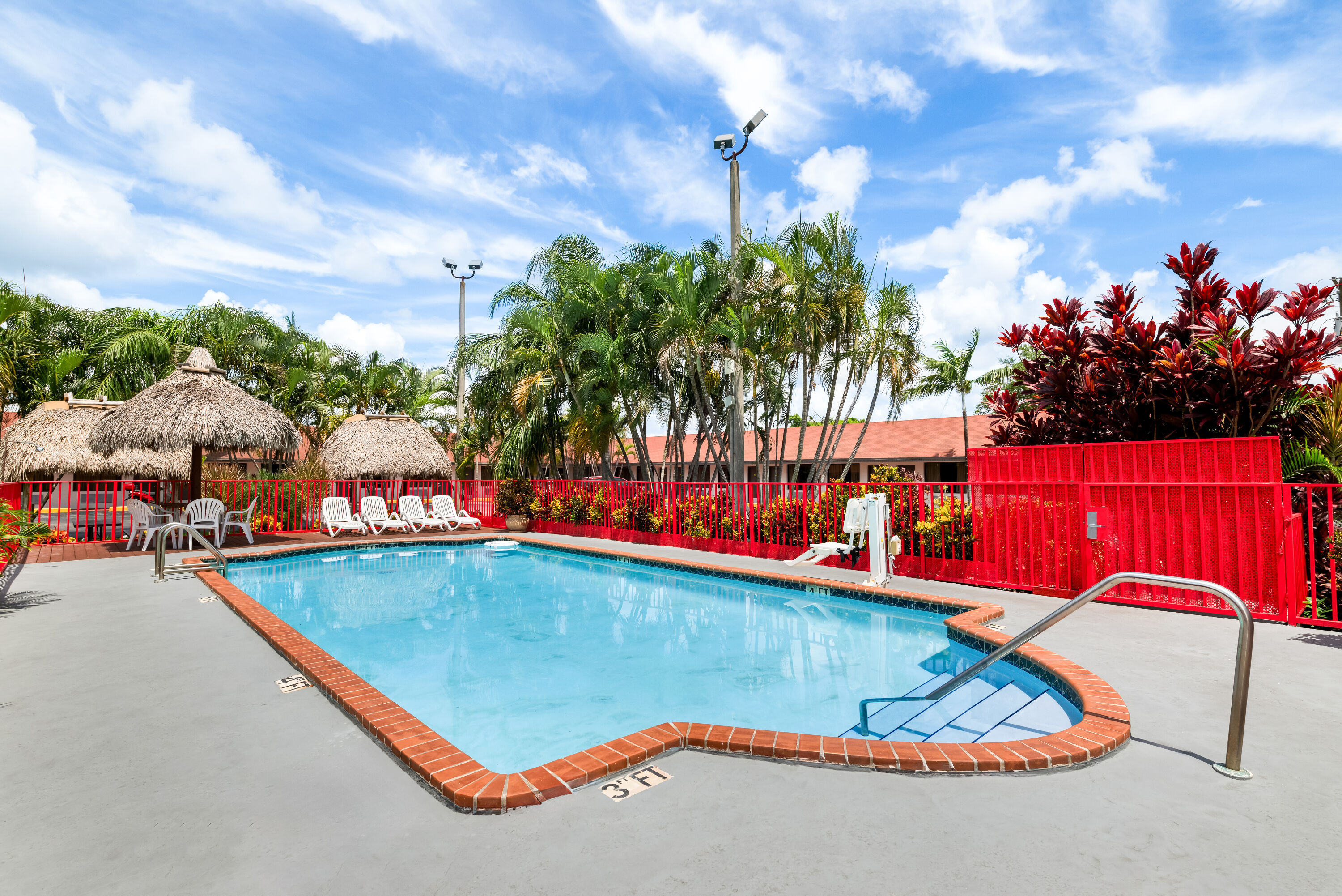Pool at the Super 8 by Wyndham Florida City/Gateway to Keys/Everglades in Florida City, Florida