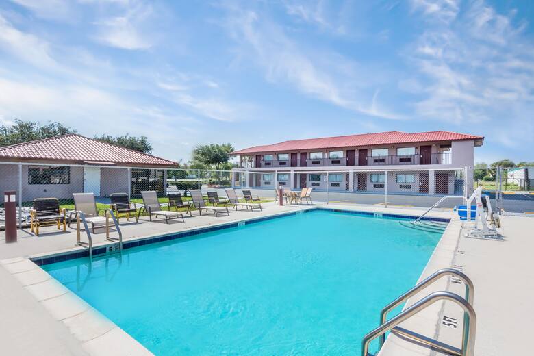 Pool at the Super 8 FT. Pierce in Fort Pierce, Florida