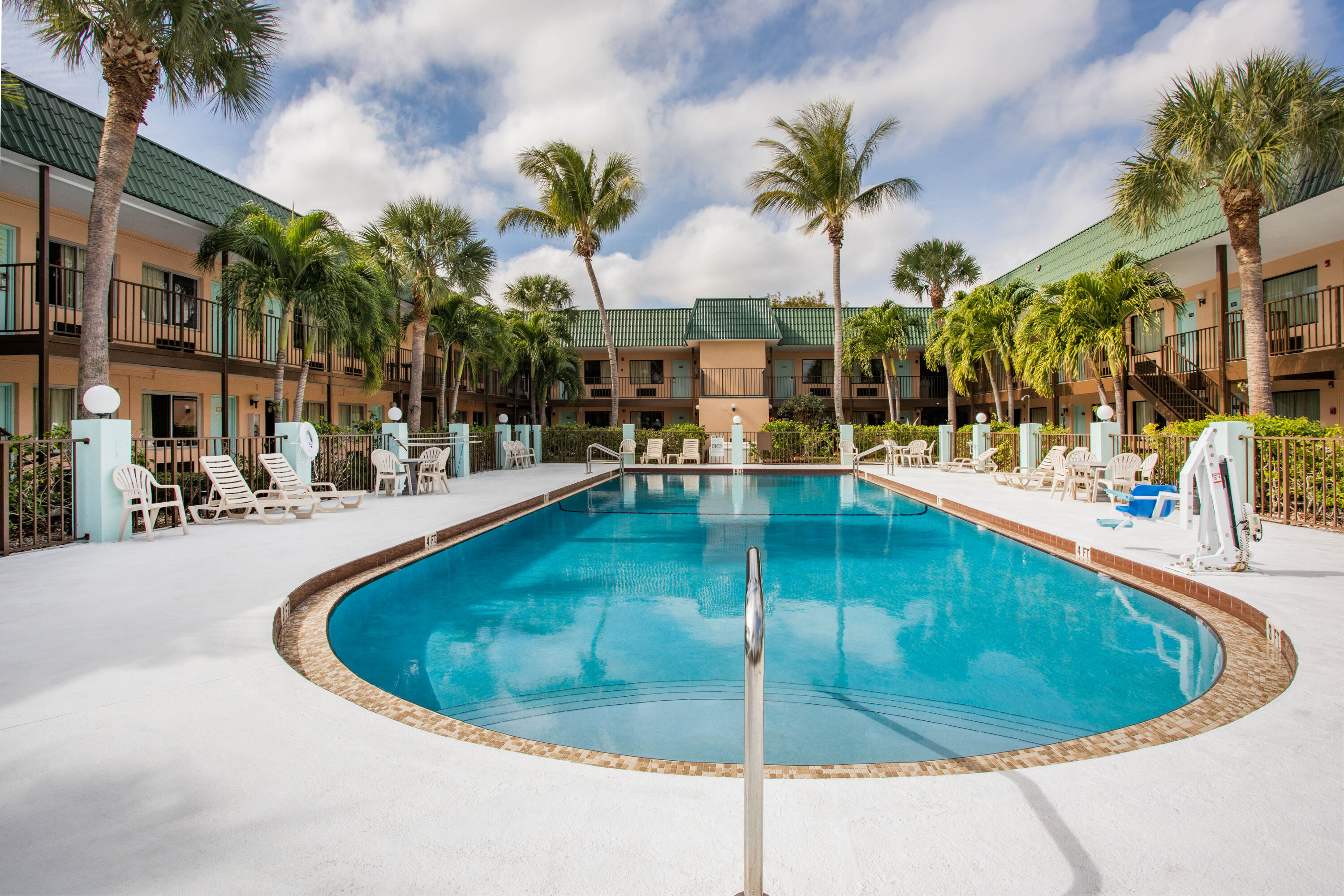 Pool at the Super 8 by Wyndham North Palm Beach in North Palm Beach, Florida