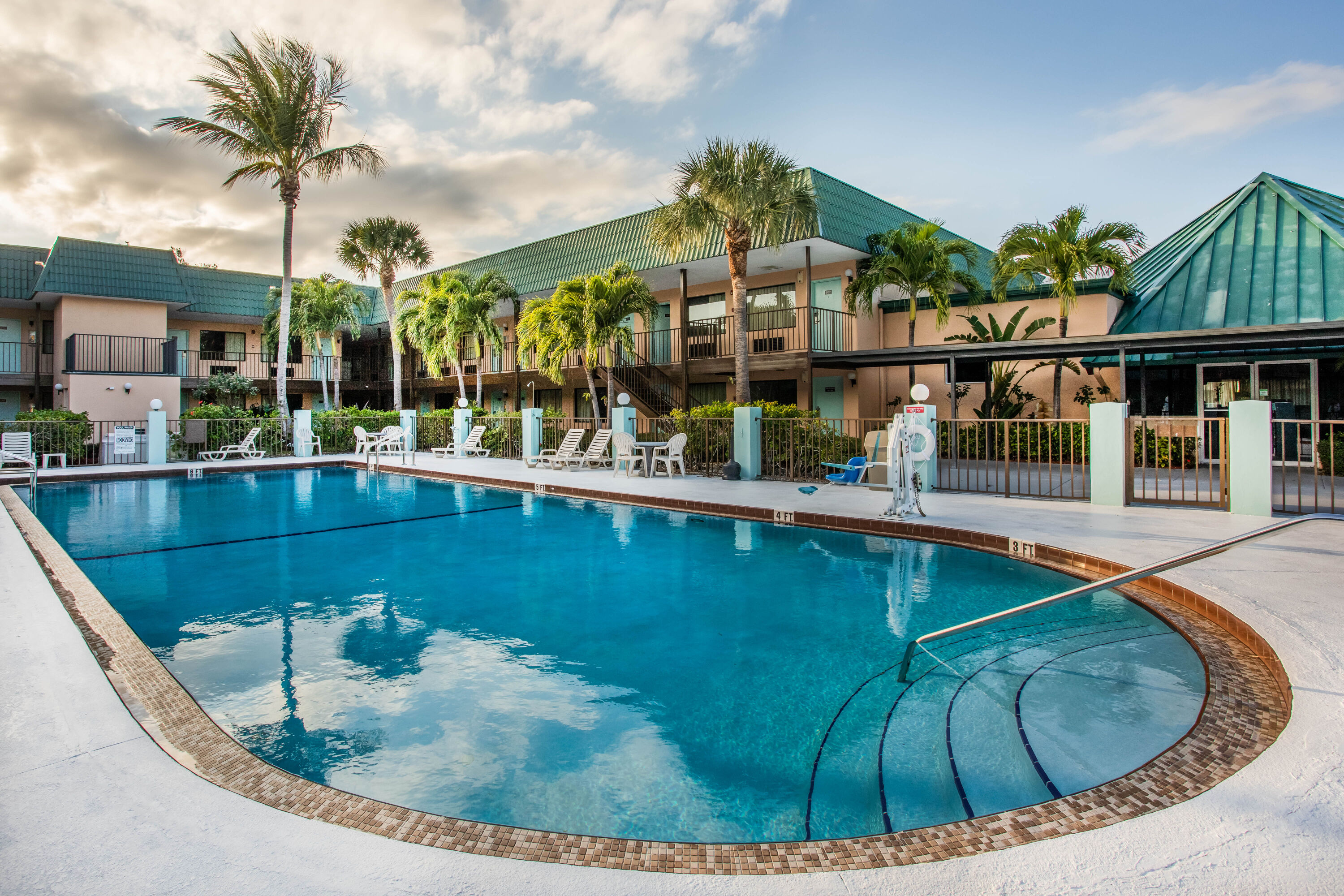 Pool at the Super 8 by Wyndham North Palm Beach in North Palm Beach, Florida