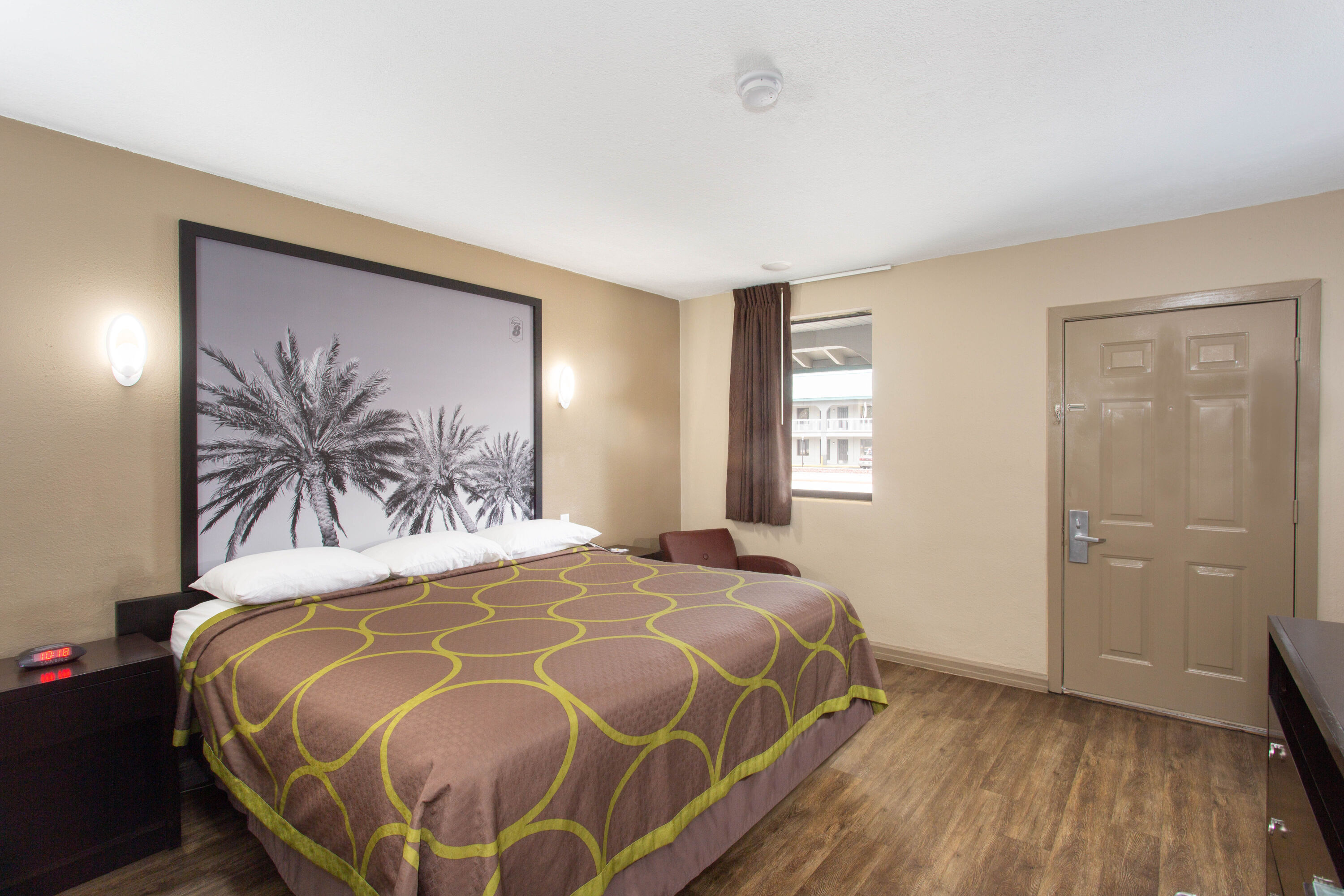 Guest room at the Super 8 by Wyndham Pensacola NAS Area in Pensacola, Florida