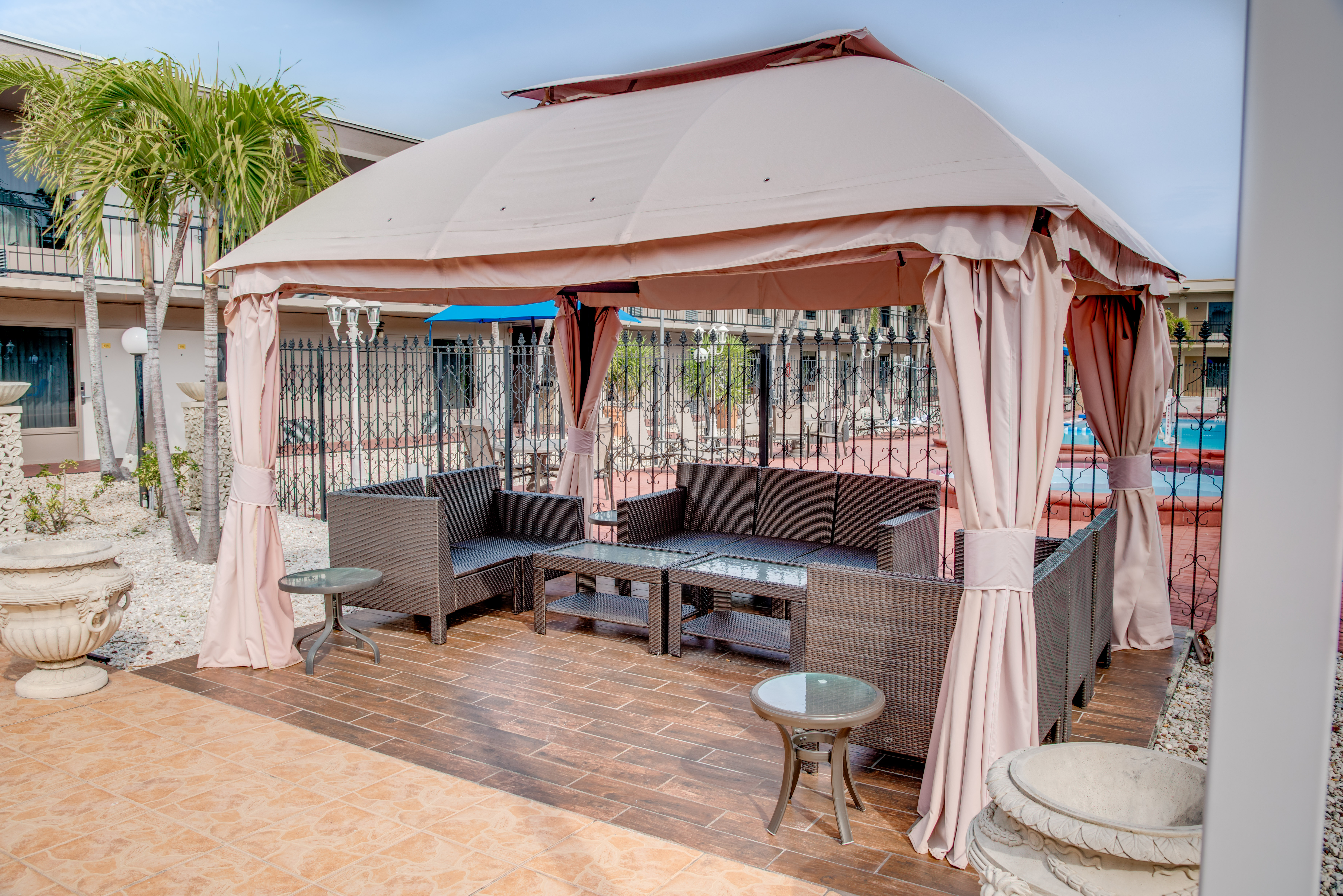 Pool at the Super 8 by Wyndham St. Petersburg in St Petersburg, Florida