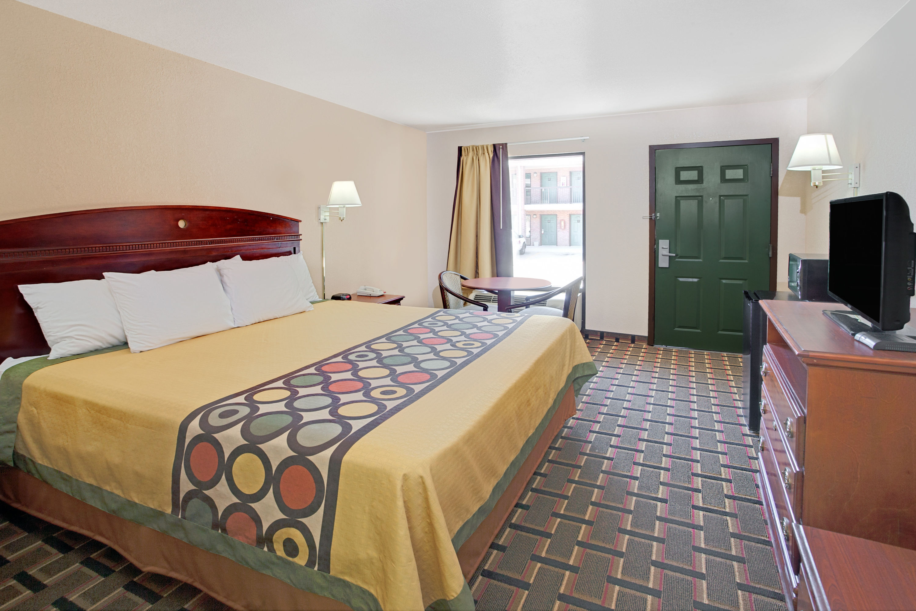 Guest room at the Super 8 by Wyndham Acworth/Atlanta Area in Acworth, Georgia