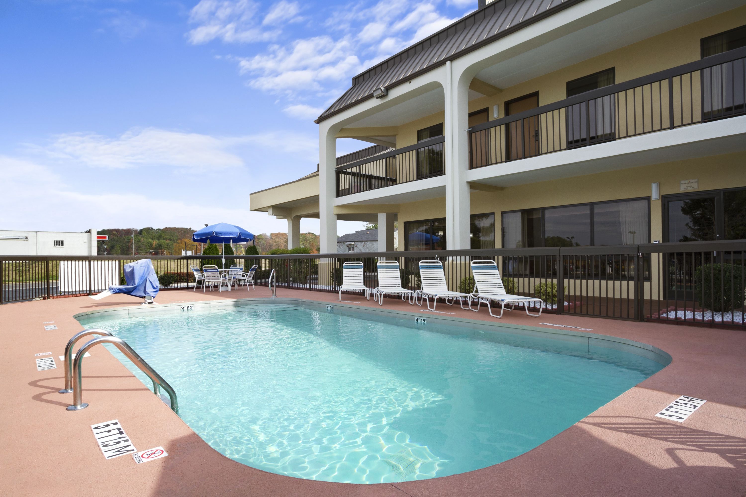 Pool at the Super 8 by Wyndham Calhoun in Calhoun, Georgia
