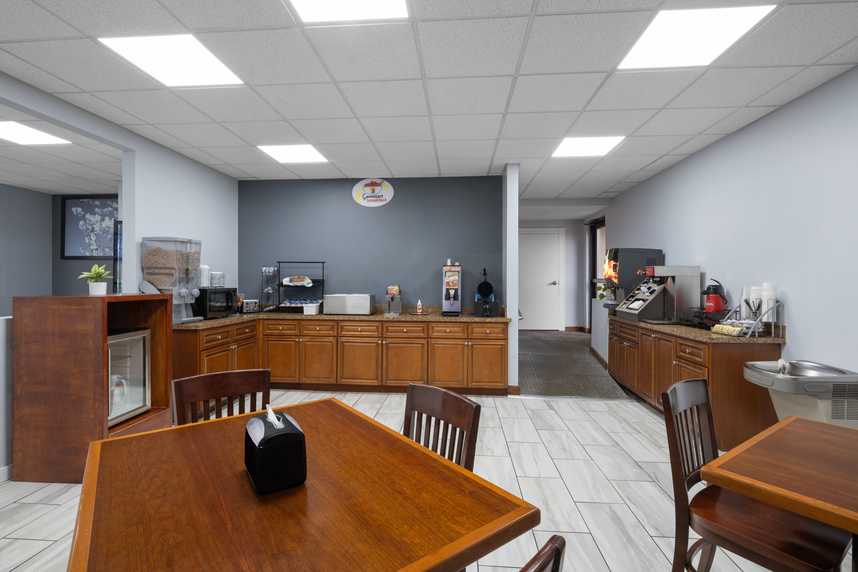 Free breakfast at Super 8 by Wyndham Macon West in Macon, Georgia