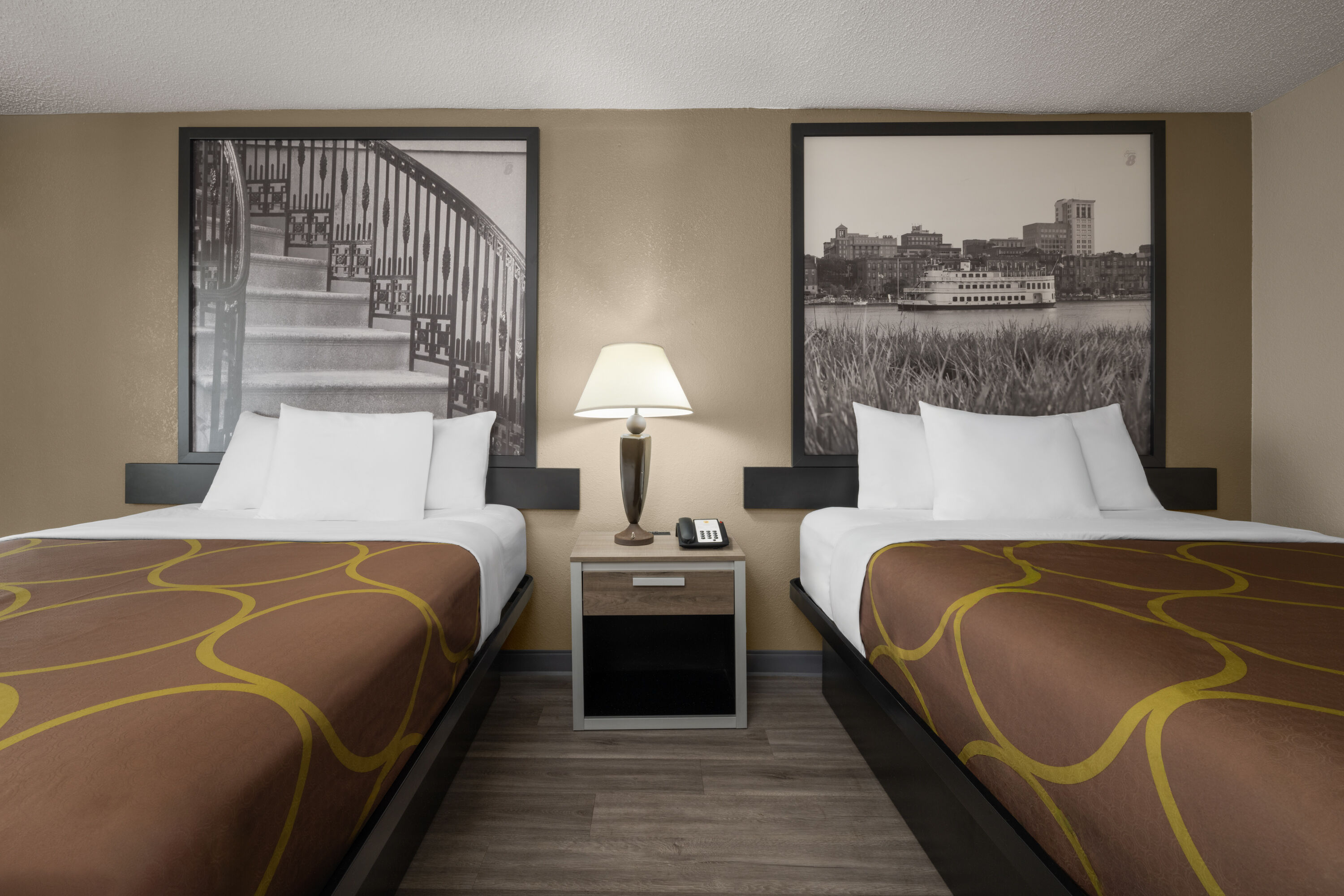 Guest room at the Super 8 by Wyndham Macon West in Macon, Georgia