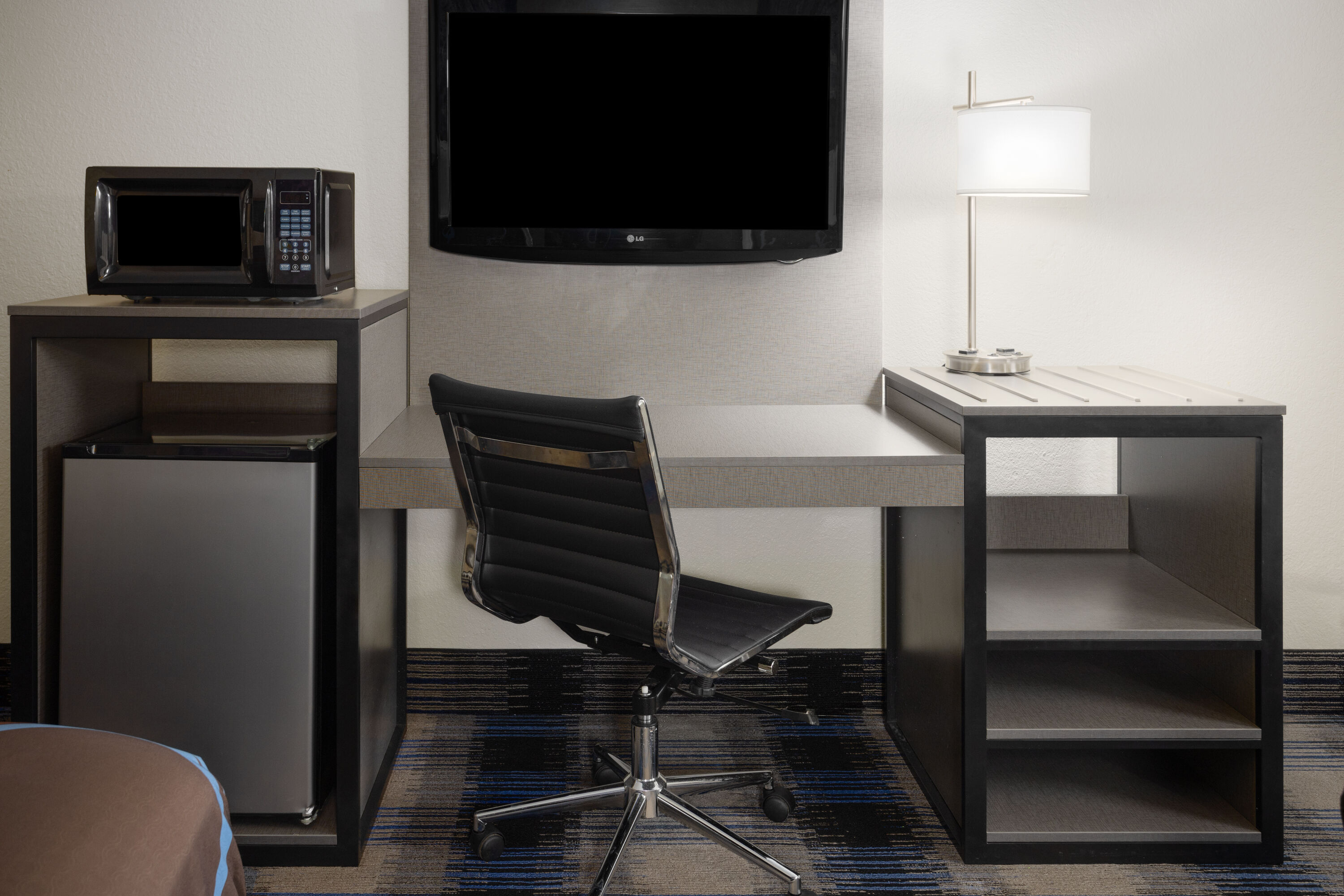 Guest room at the Super 8 by Wyndham Perry National Fairground Area I-75 in Perry, Georgia