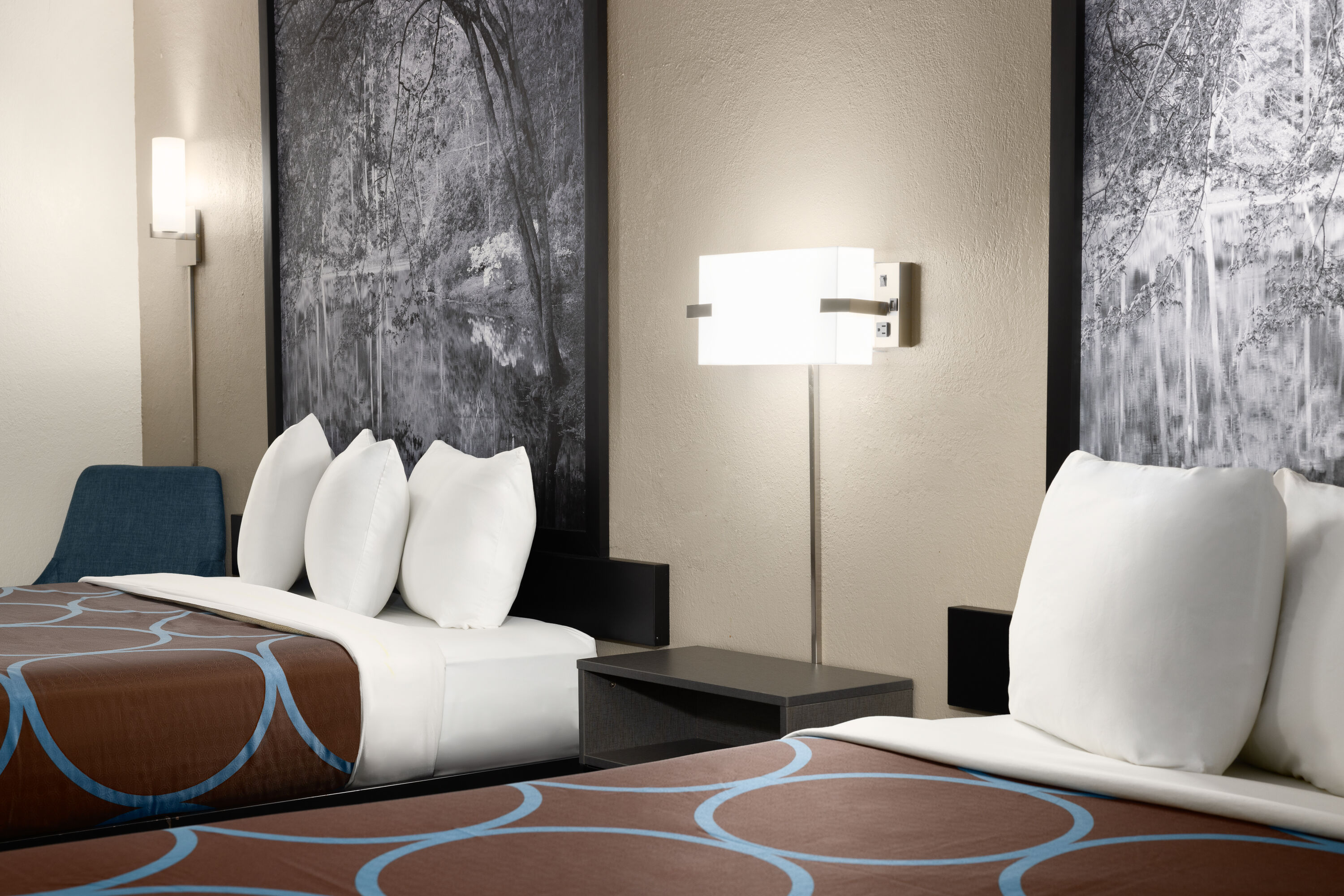 Guest room at the Super 8 by Wyndham Perry National Fairground Area I-75 in Perry, Georgia