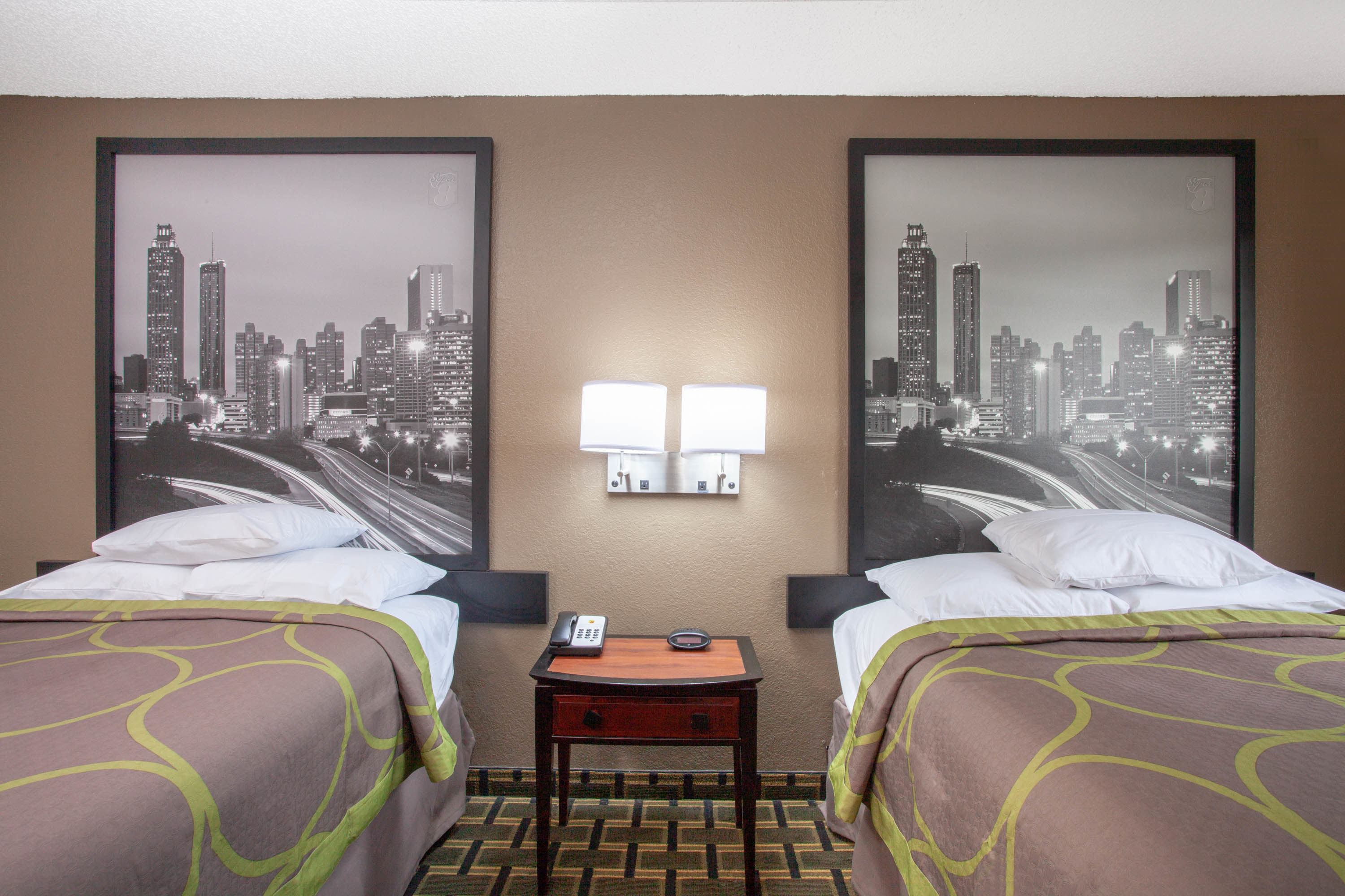 Guest room at the Super 8 by Wyndham Waycross GA in Waycross, Georgia