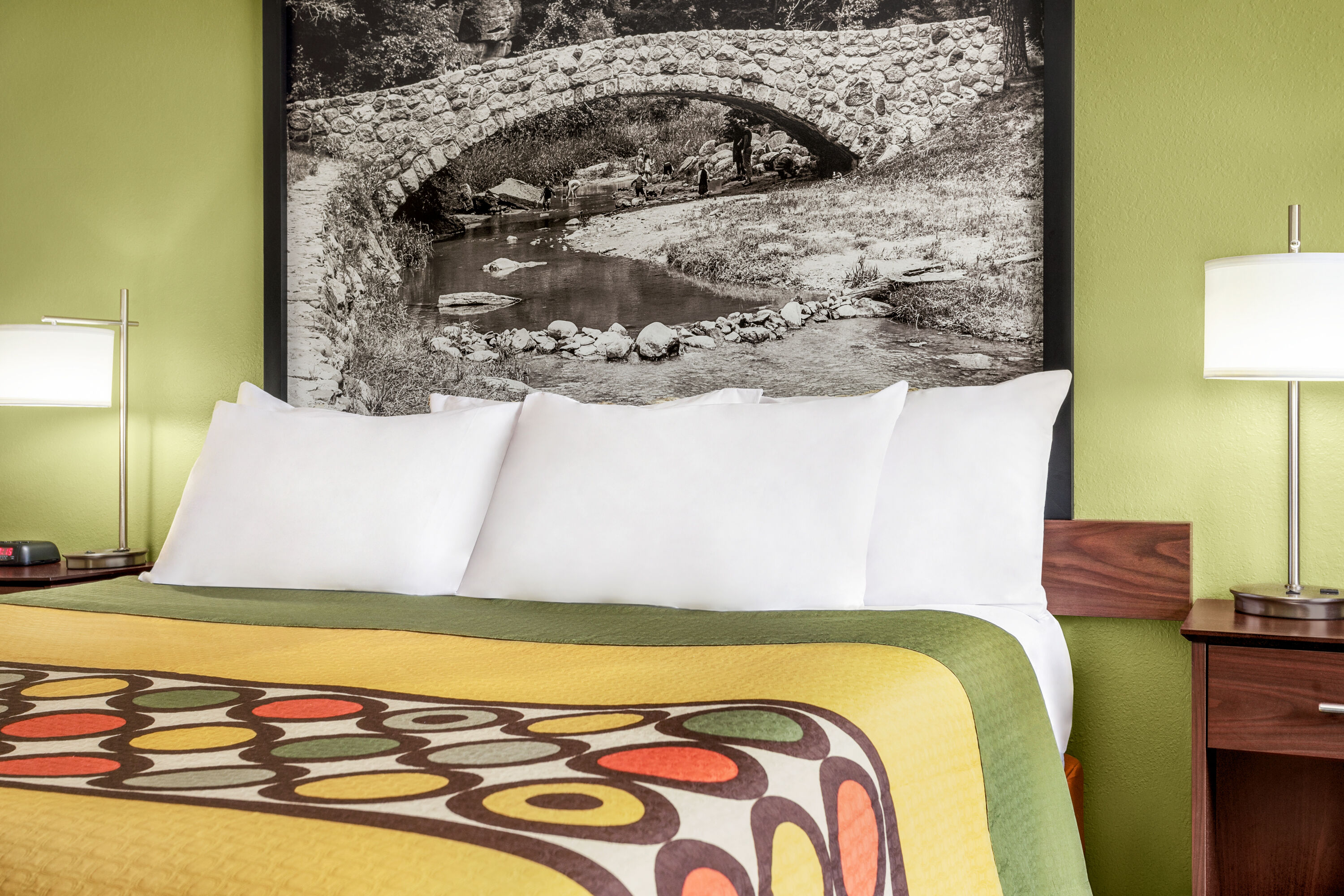 Guest room at the Super 8 by Wyndham Ankeny/Des Moines Area in Ankeny, Iowa