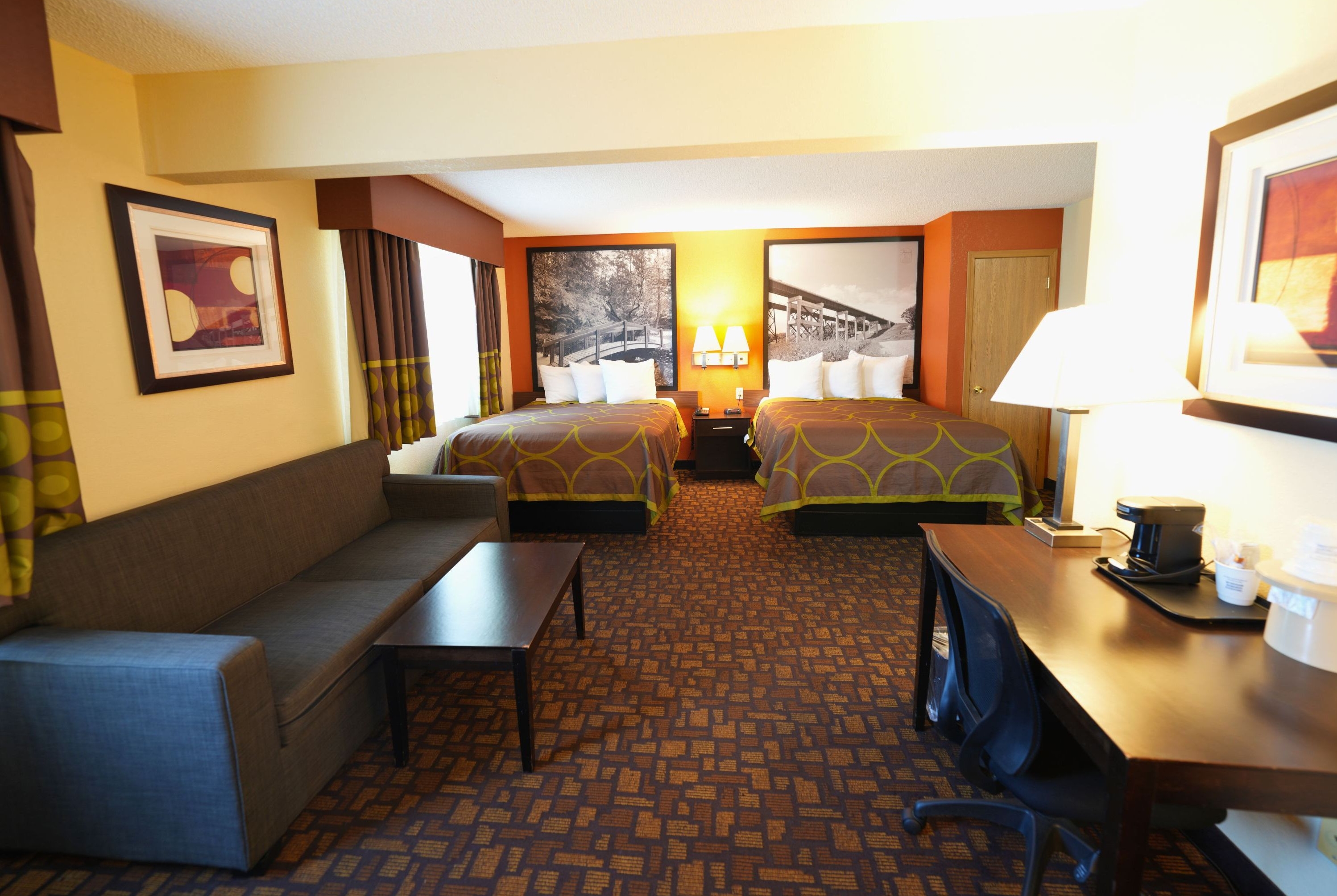 Super 8 by Wyndham Clive IA suite in Clive, Iowa
