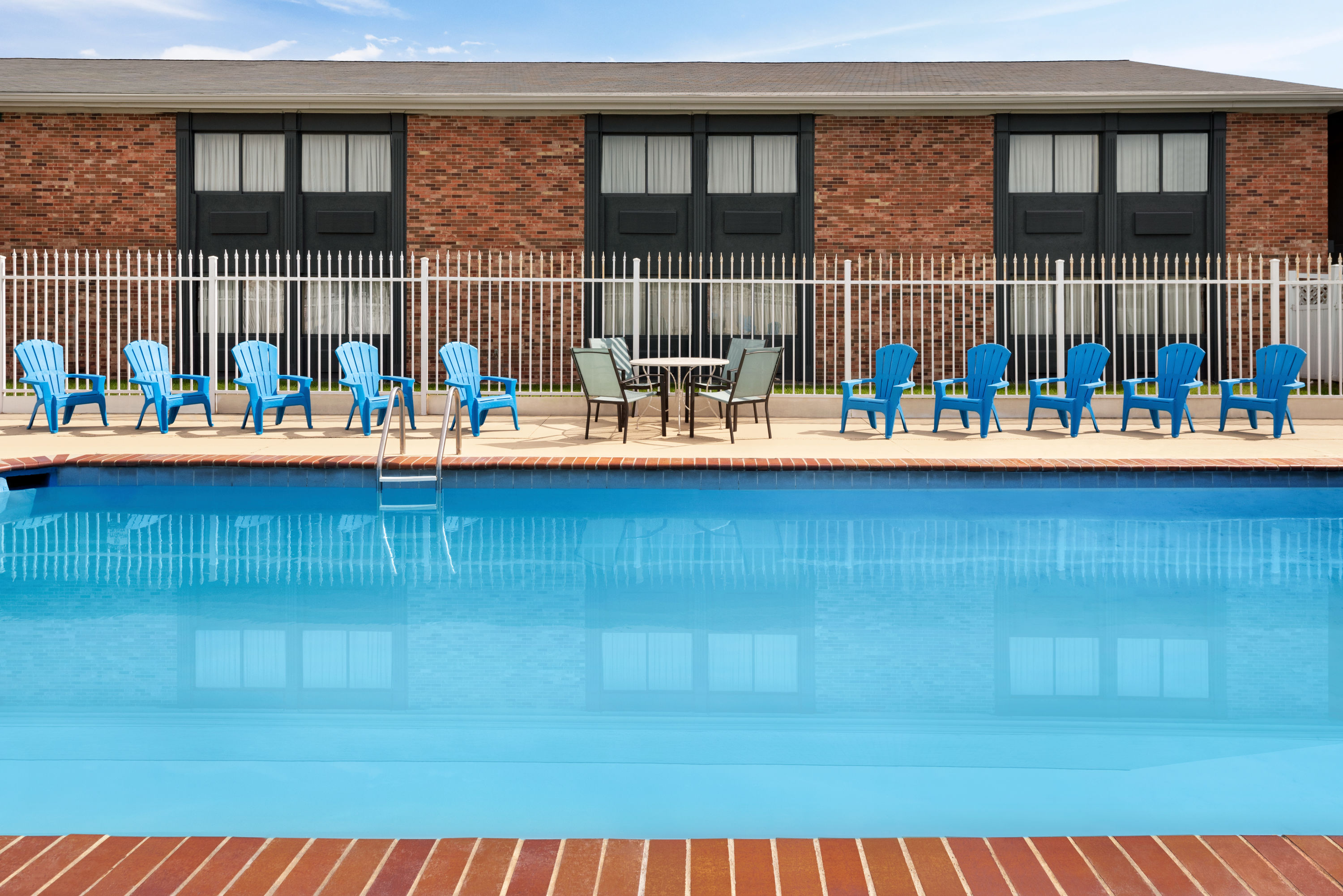 Family pool at the Super 8 by Wyndham Des Moines in Des Moines, Iowa