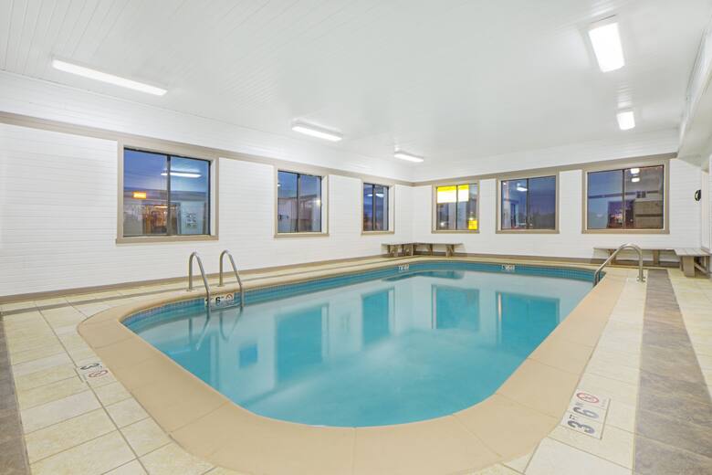 Pool at the Super 8 Fairfield in Fairfield, Iowa