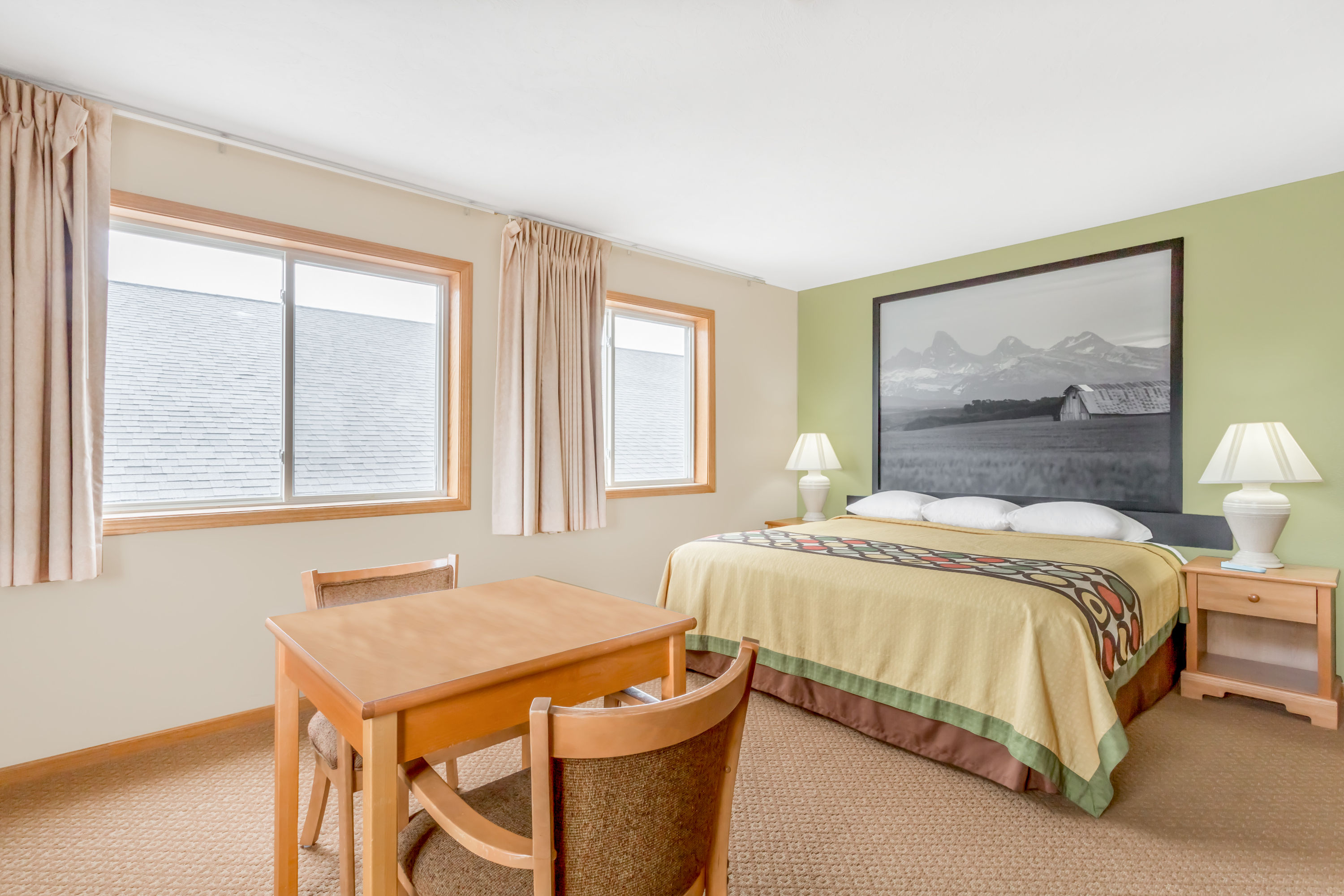 Guest room at the Super 8 by Wyndham Driggs in Driggs, Idaho