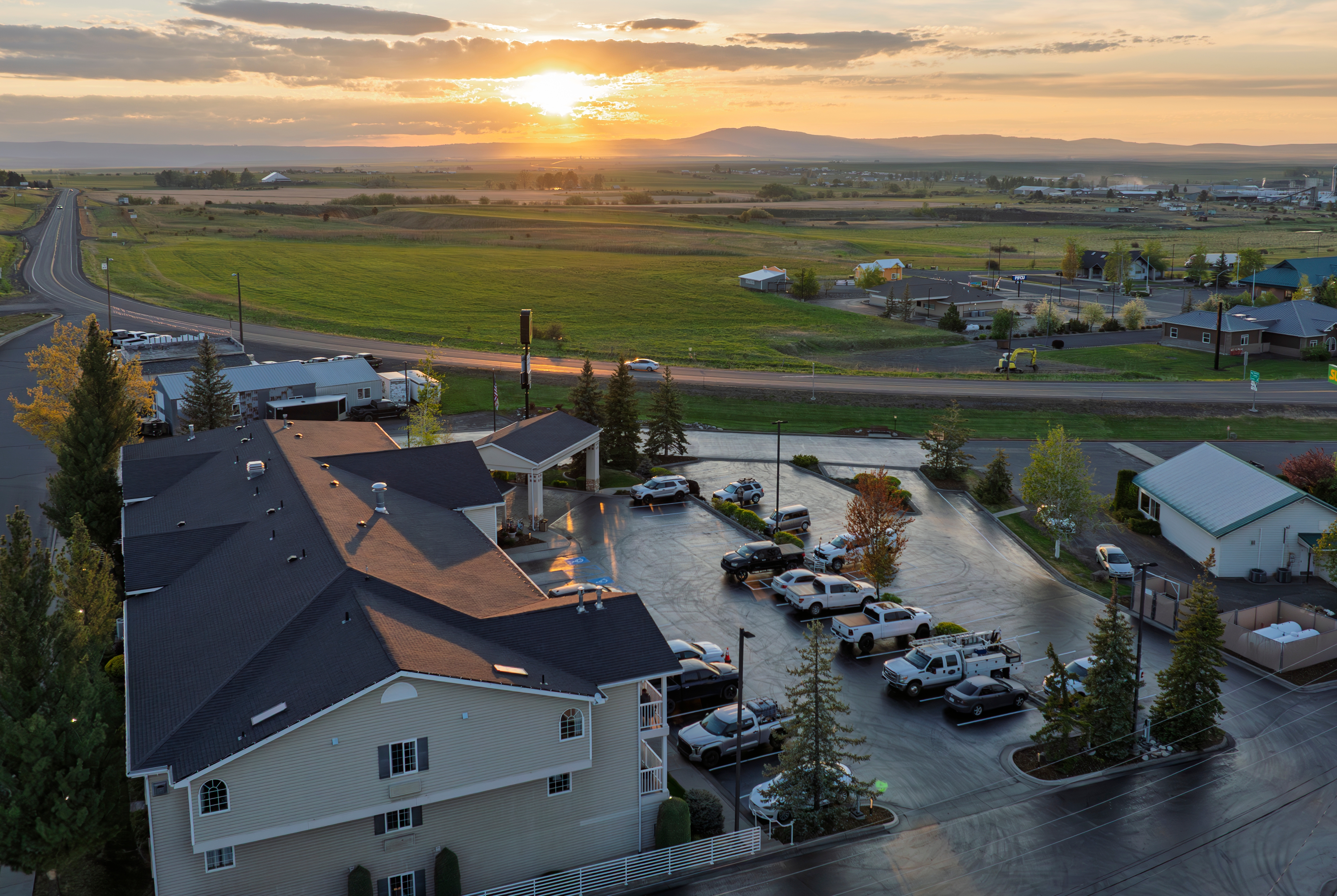 Exterior of Super 8 by Wyndham Grangeville hotel in Grangeville, Idaho