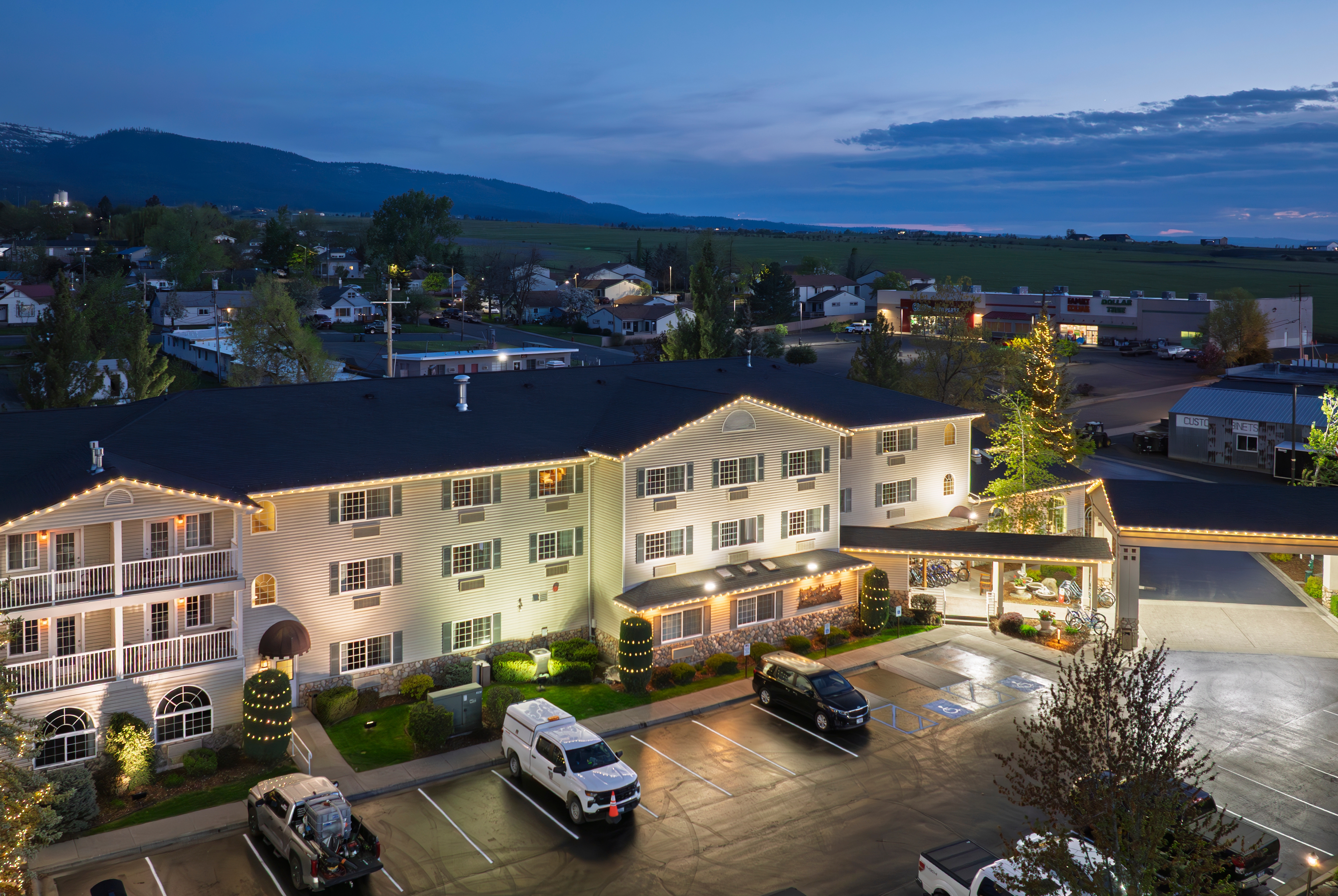 Exterior of Super 8 by Wyndham Grangeville hotel in Grangeville, Idaho