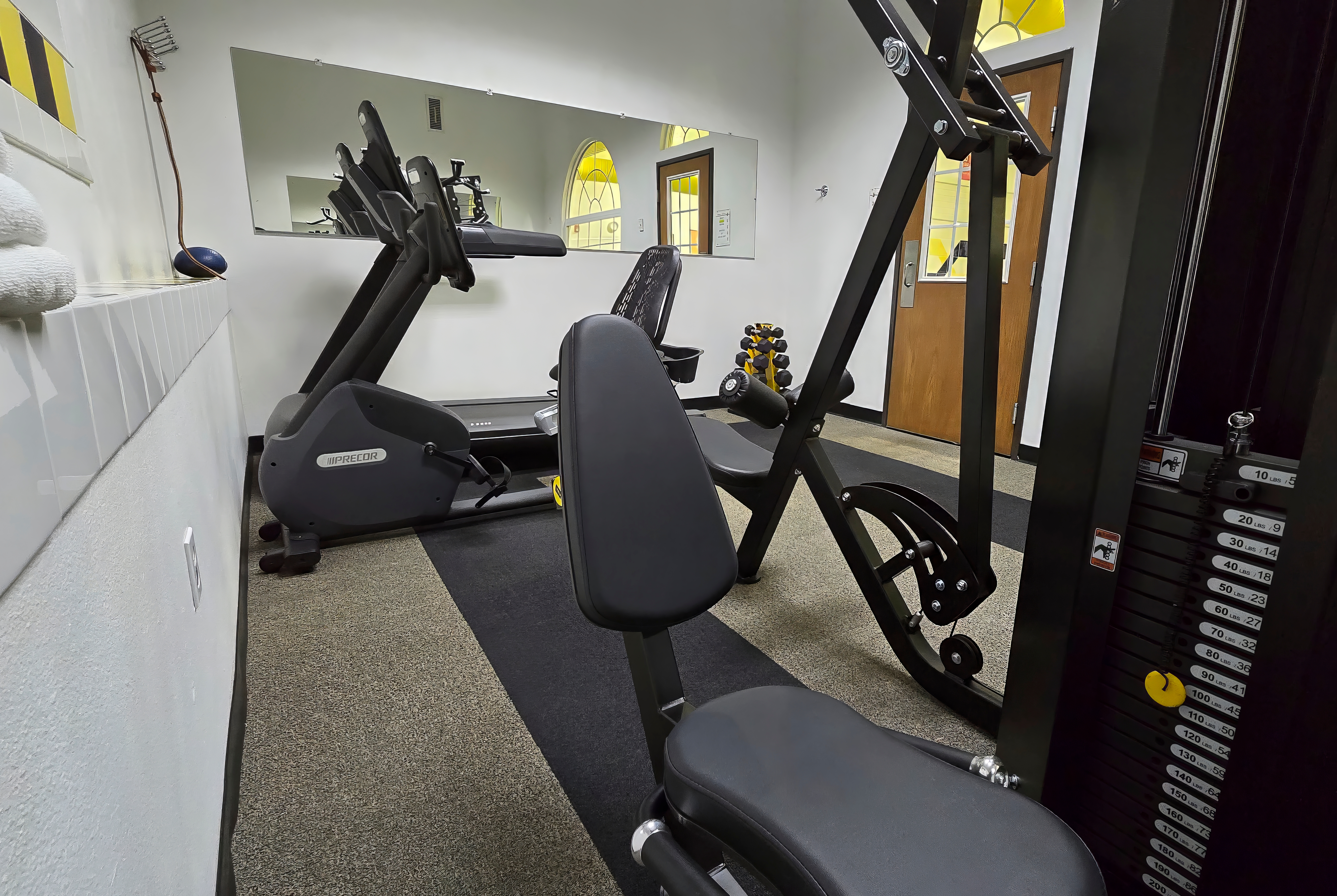 Fitness room at Super 8 by Wyndham Grangeville in Grangeville, Idaho